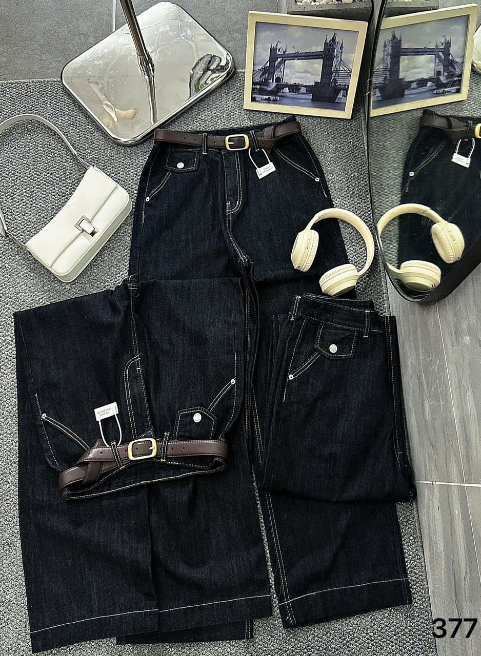 Quần suông túi kiểu bigsize QJ377 dành cho nàng mũm mĩm từ 55-90kg