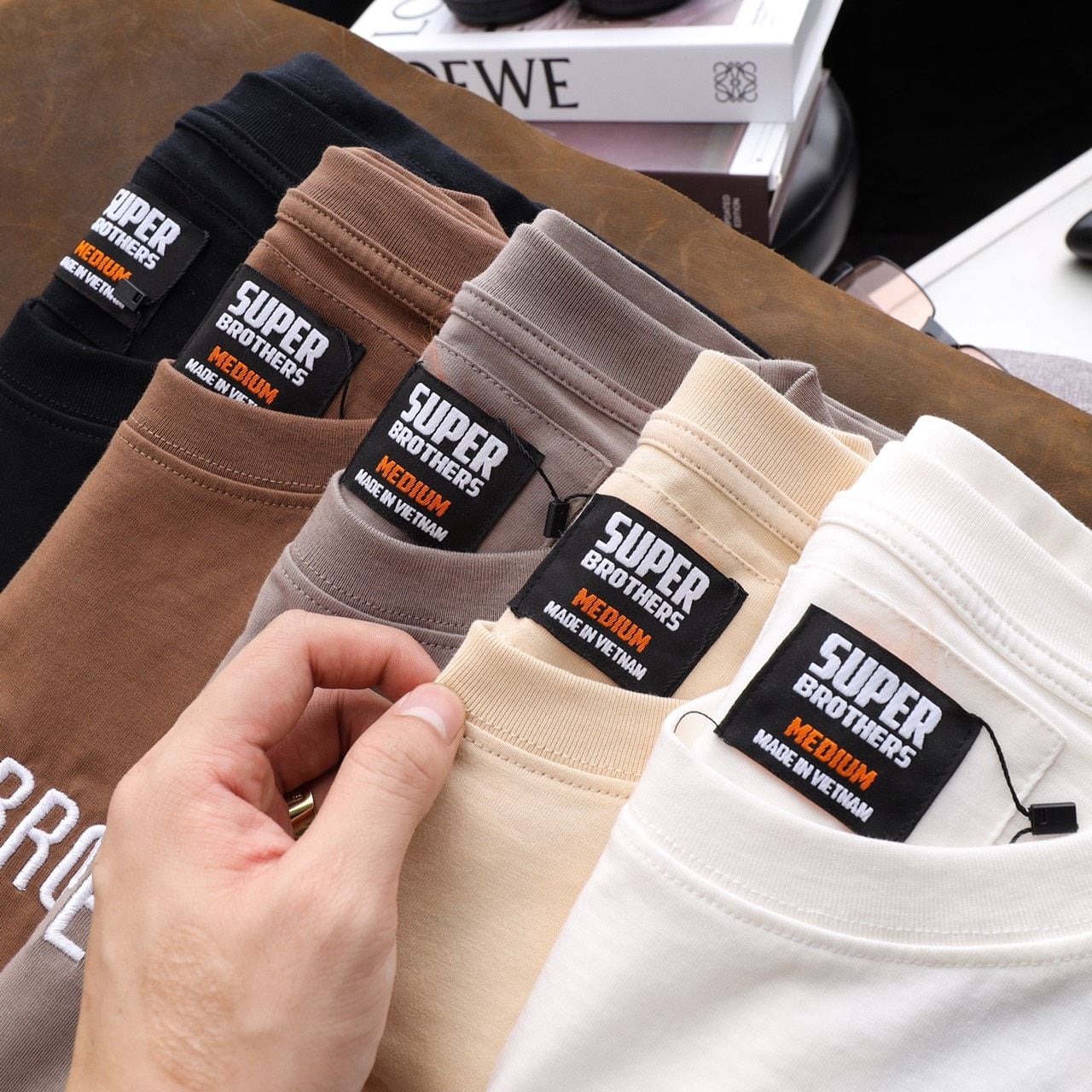 Áo Thun Super Brother Line Đủ Màu