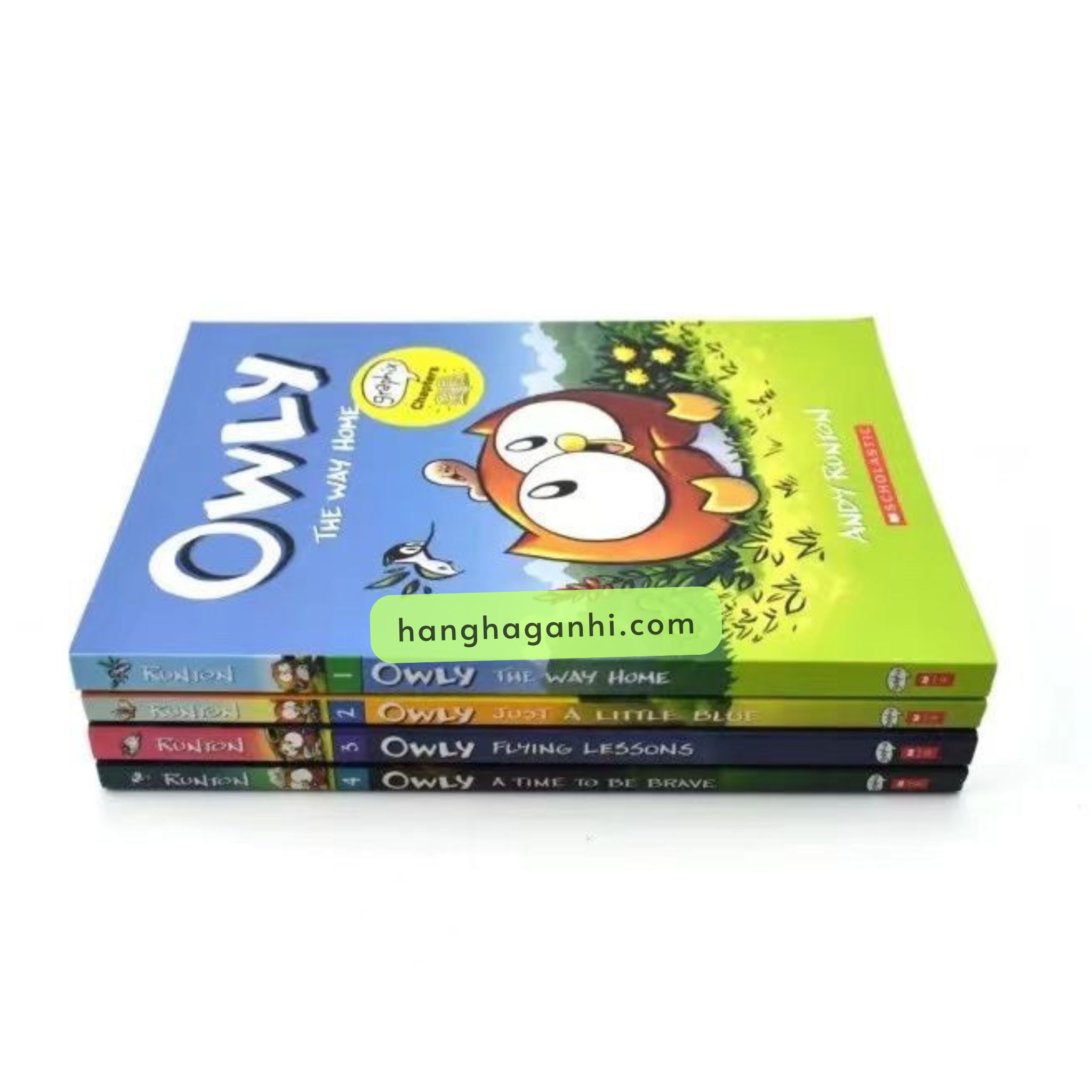 Comic Big-Eyed Owl Owly, bộ 4 cuốn truyện tranh dành cho trẻ em_thumbnail_0