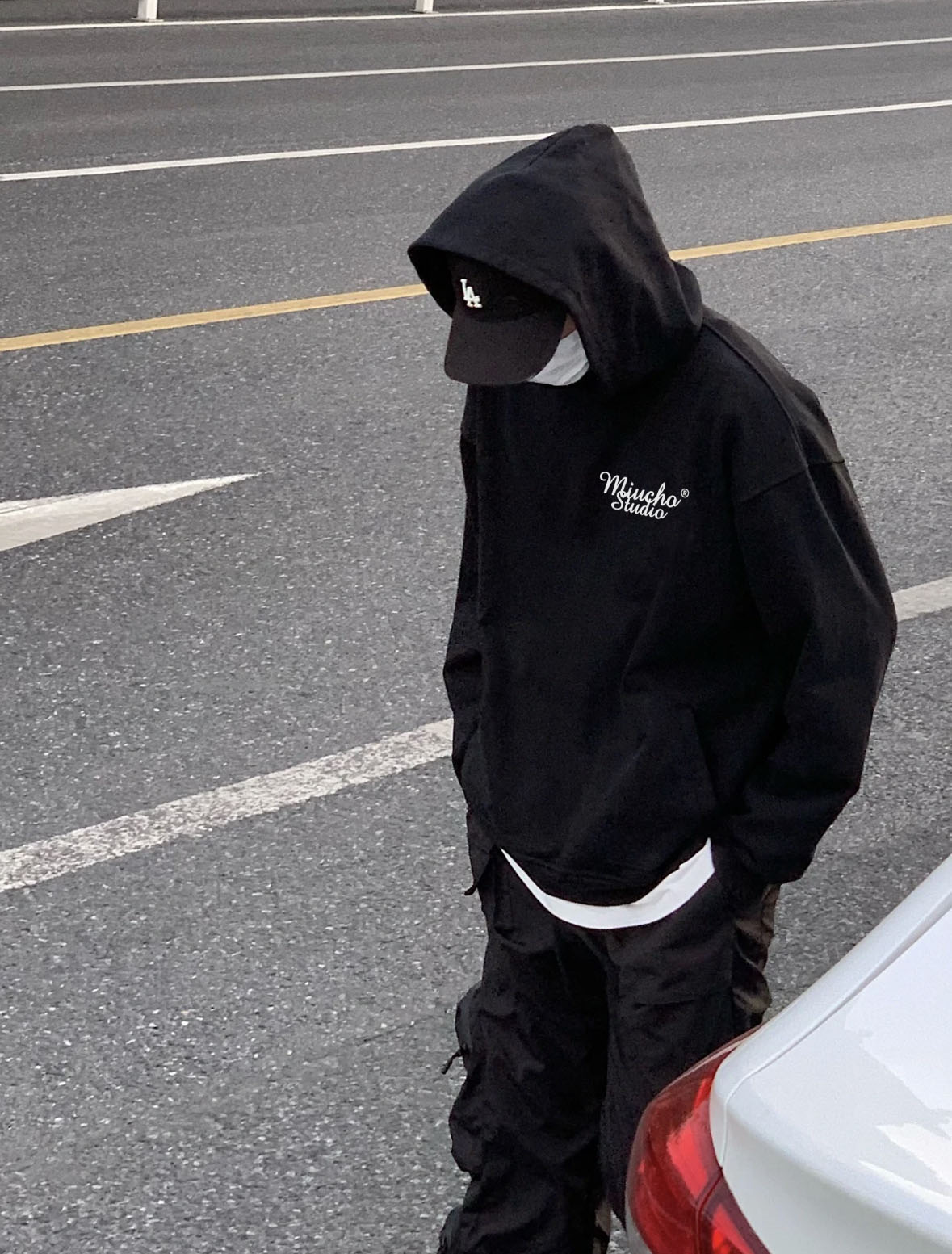 Áo hoodie nam unisex form rộng HDD042 Miucho chân cua dày dặn in graphic_thumbnail_5