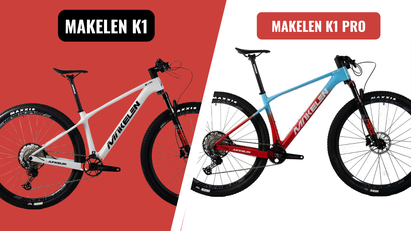 Nên chọn xe đạp MTB Makelen K1 hay Makelen K1 Pro?