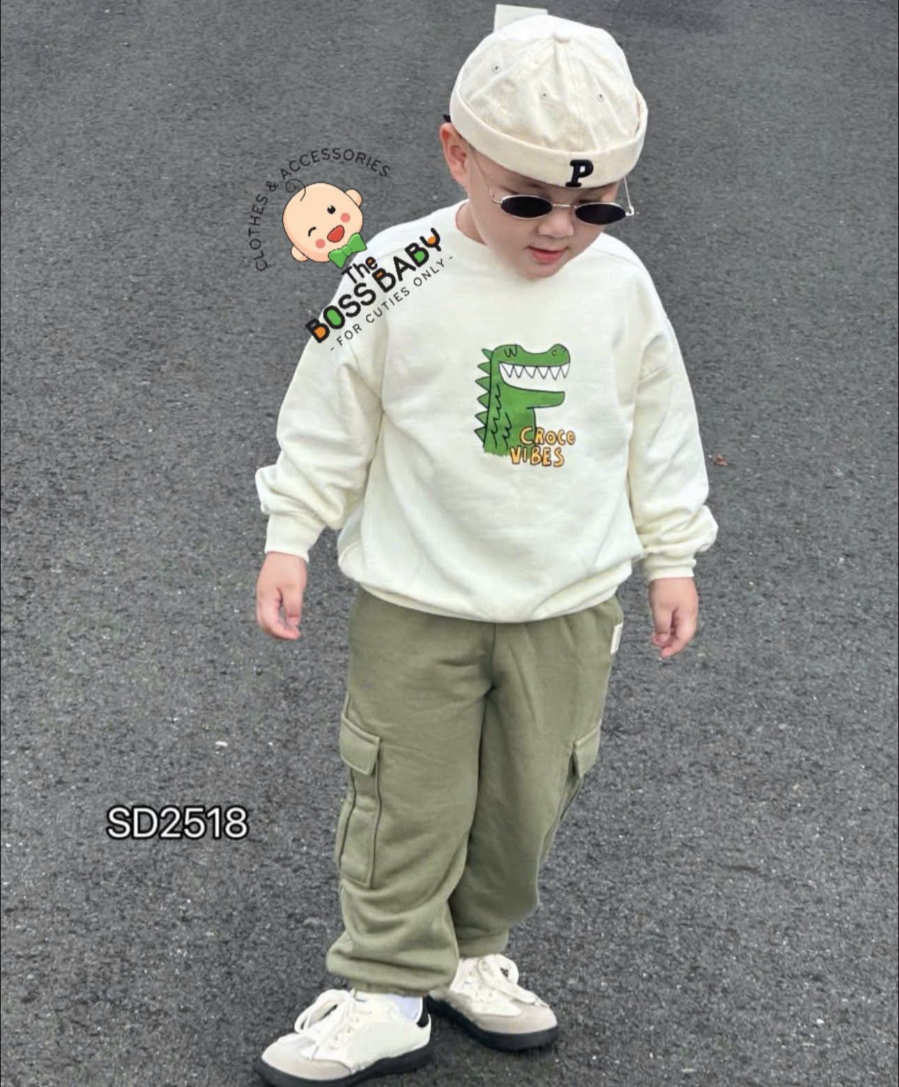 Set bộ nỉ bông kem rêu khủng long_thumbnail_1