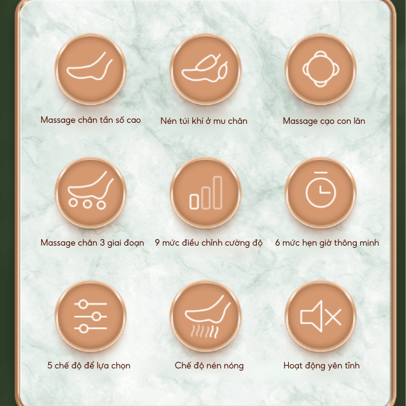 Máy massage chân 6D NMIMART Kết Hợp Bấm Huyệt, nén khí, sưởi ấm_thumbnail_8