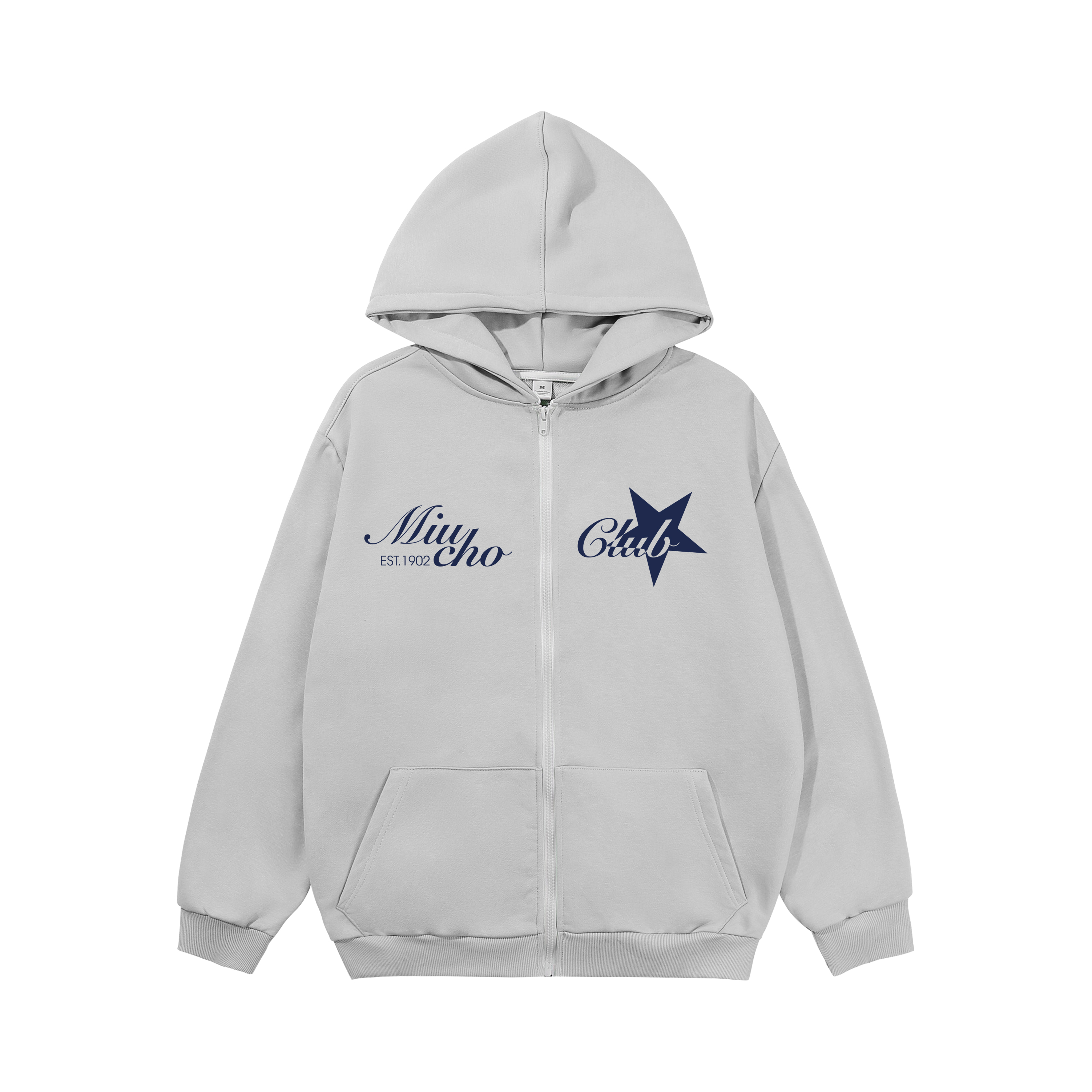 Áo hoodie zip local brand HZD1587 Miucho vải nỉ chân cua dày dặn mủ rộng in typography_thumbnail_9