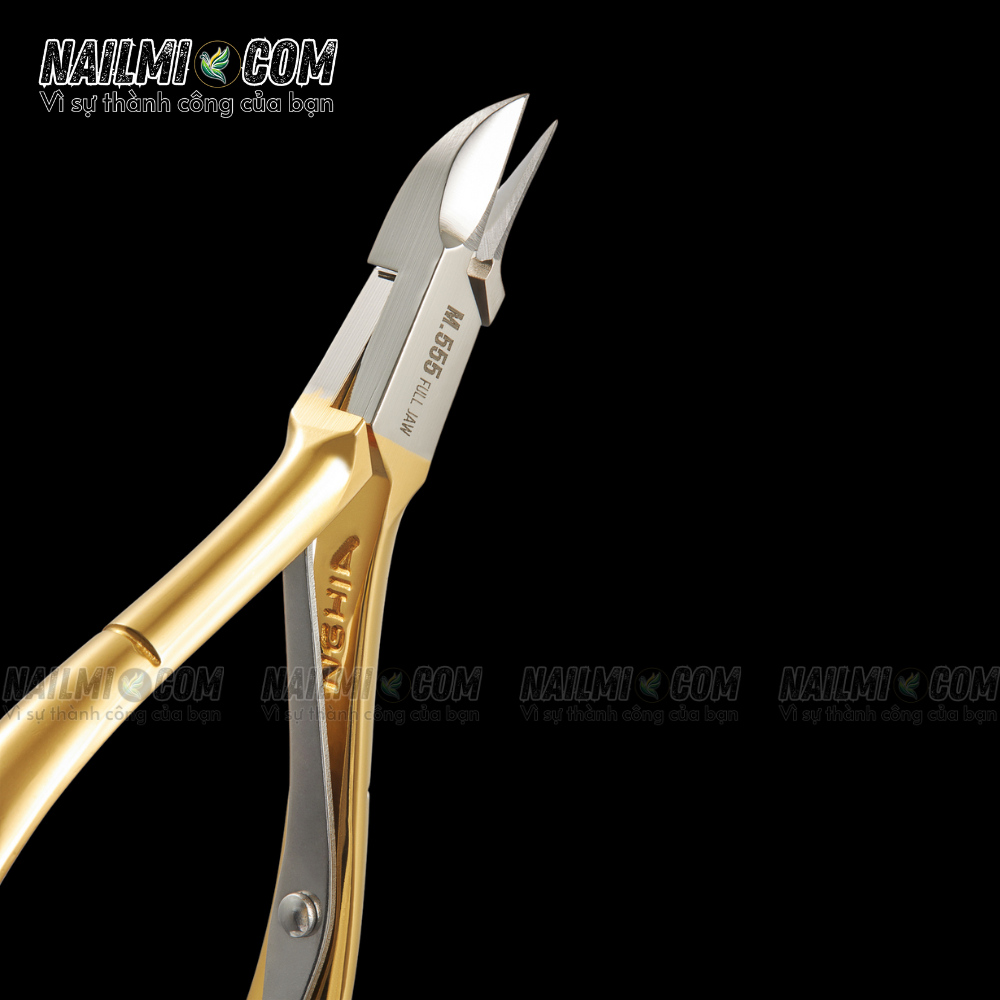 Kềm cắt móng Kềm Nghĩa thép chuyên dụng mạ vàng M.555 Thép carbon, an toàn cho người dùng_thumbnail_4
