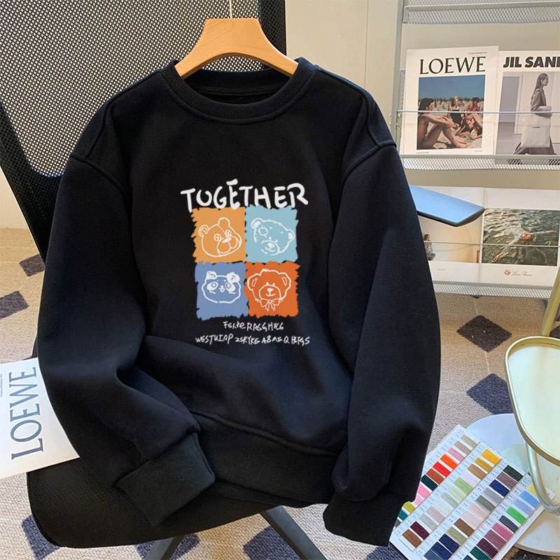 Áo sweater nữ in hình thời trang - Áo nỉ nữ thu đông dáng rộng - Loza G0081_thumbnail_14