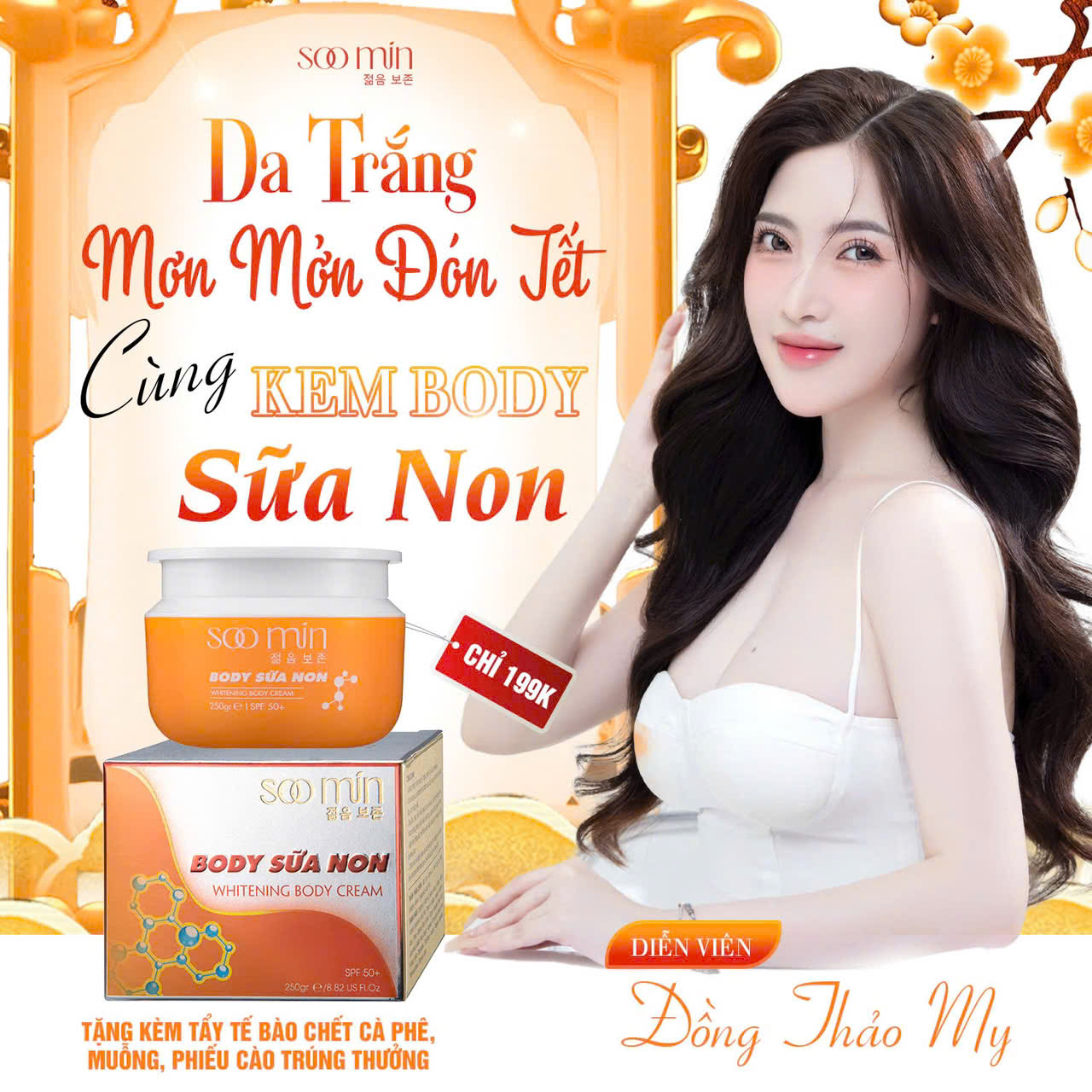 Kem Body Sữa Non SooMin Chính Hãng Hàn Quốc
