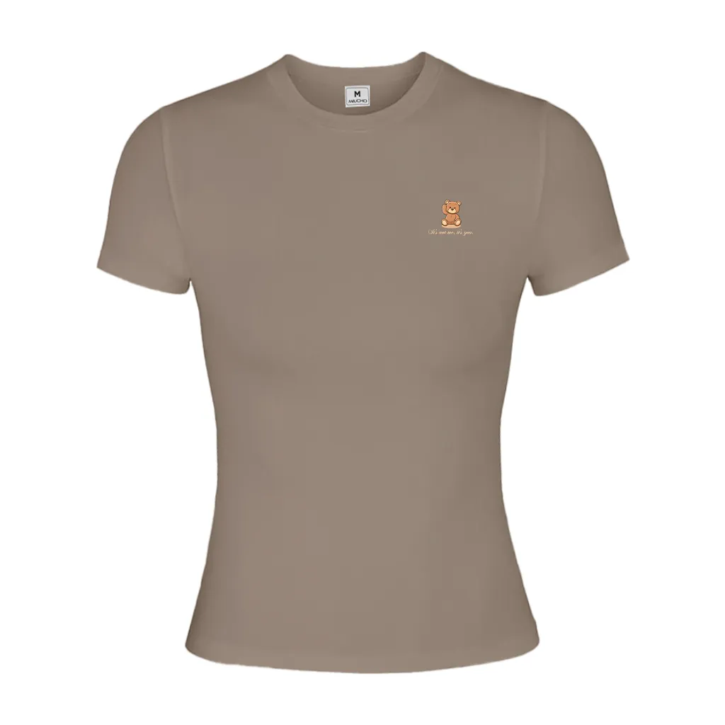 Áo baby tee nữ form ôm hack dáng Beezy vải visco thoáng mát hình gấu nhỏ dễ thương 3025_thumbnail_11