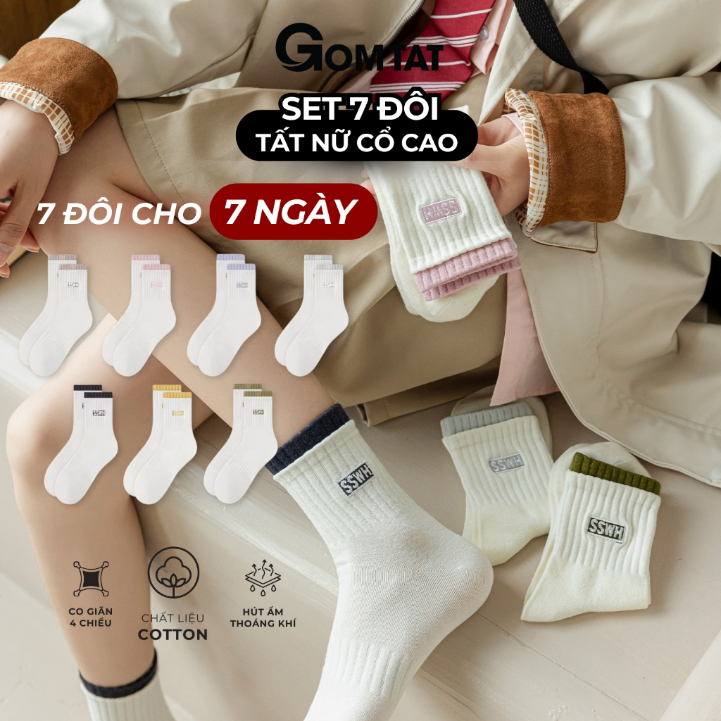 Set 7 đôi tất nữ cổ cao OAS-1708_thumbnail_0