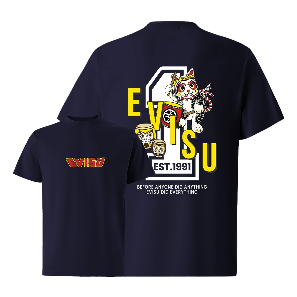 Áo thun nam evisu form rộng local brand ATD870 Miucho Iconic tay ngắn vải cotton cổ tròn in mix_thumbnail_8