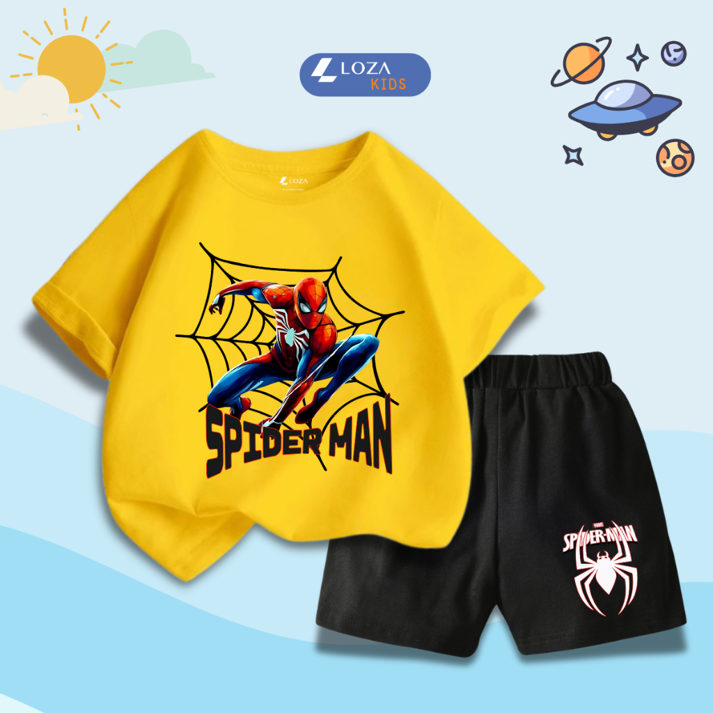 Bộ đồ bé trai in hình 'Mavel - Spiderman' - Loza Kids SB335_thumbnail_10