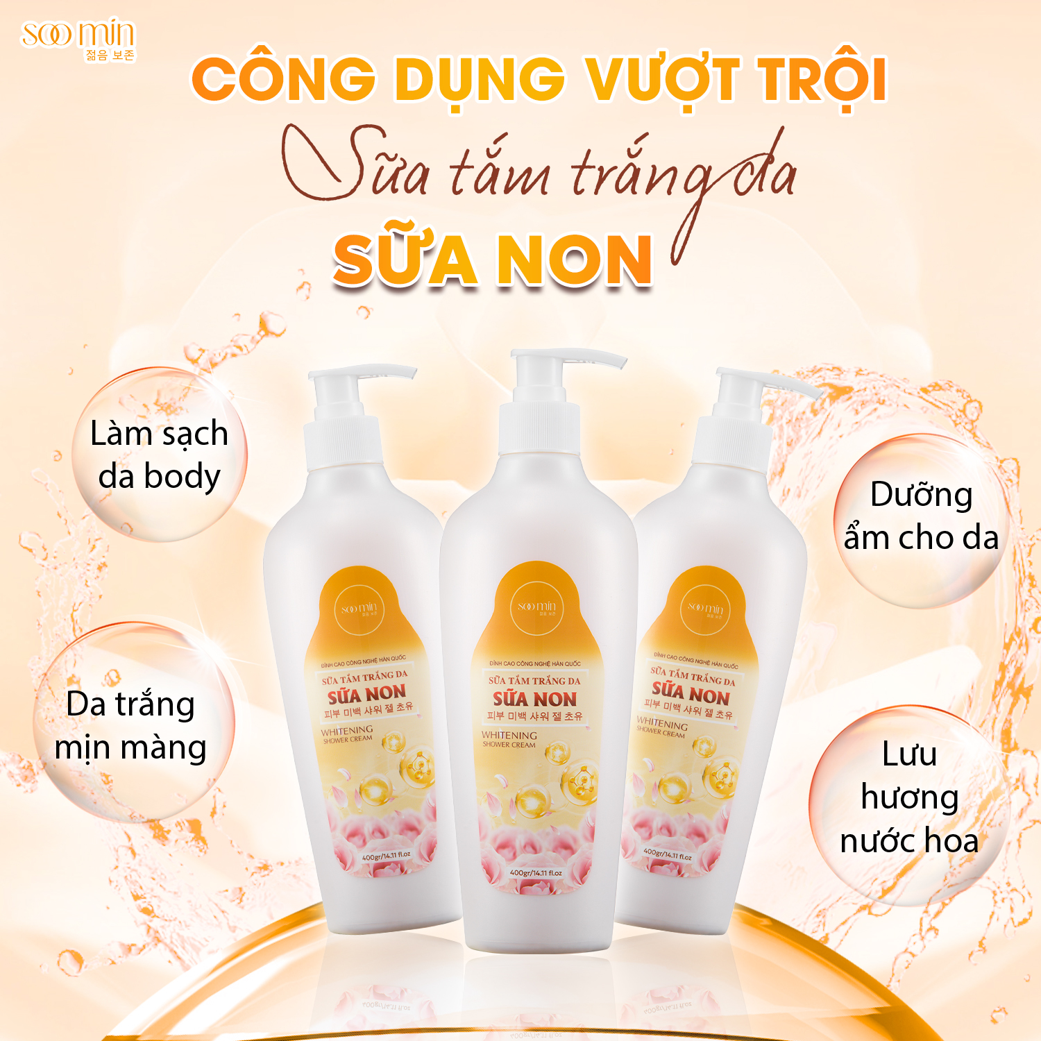 Sữa Tắm Trắng Da Sữa Non SooMin – Dưỡng Da Trắng Mịn, Căng Bóng Tự Nhiên_thumbnail_1