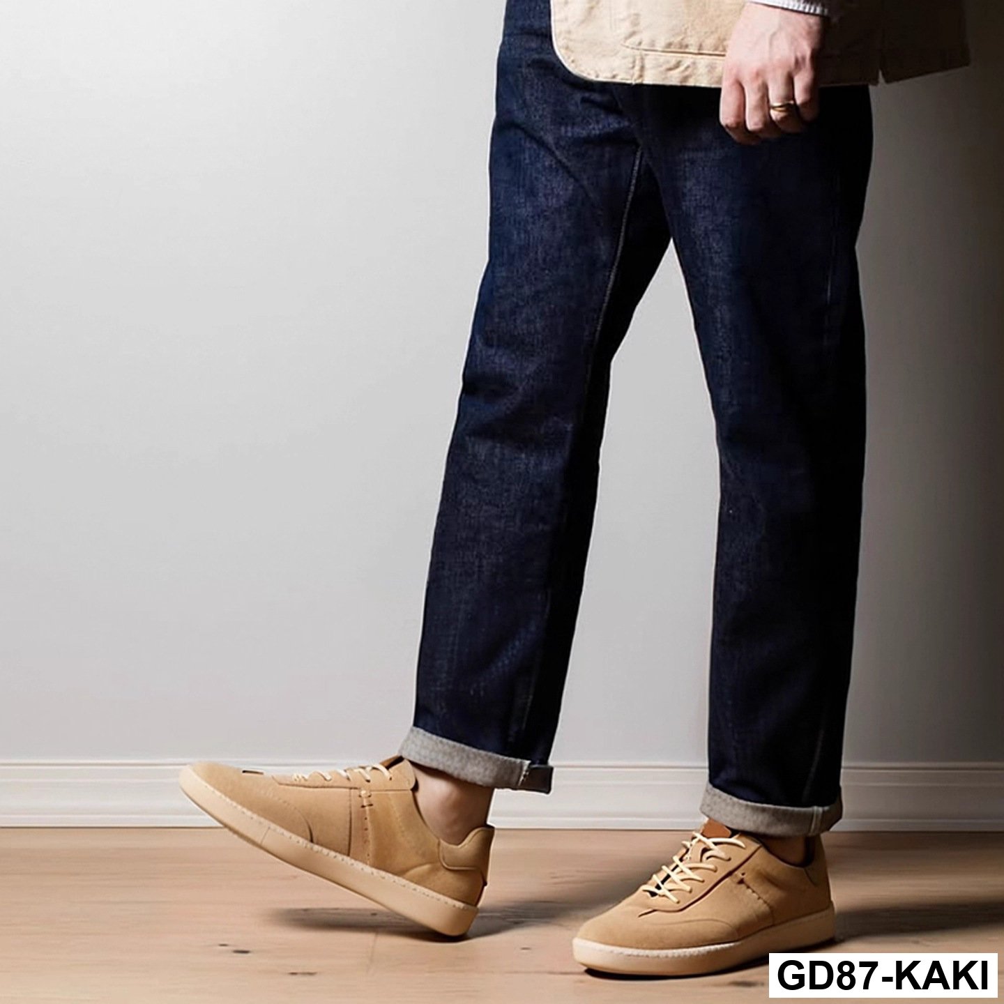 GD87 -  Giày Nam Retro Da Bò Lớp Đầu Tiên – Da Lộn Nubuck Mờ – Cổ Thấp Thời Trang, Nhẹ Sang Trọng – Giày Casual Forrest Gump 2025_thumbnail_11