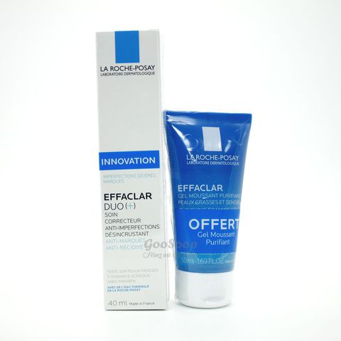 SET TRỊ MỤN LA ROCHE POSAY EFFACLAR DUO+ THẦN THÁNH