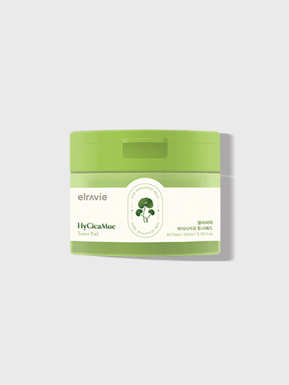 Toner Pad làm dịu da Elravie HyCicaMue 80 miếng