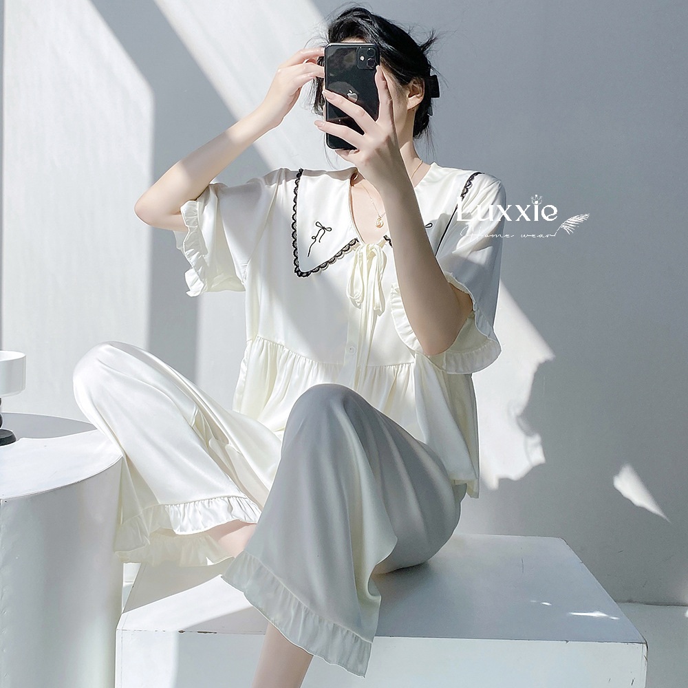 N89B Pijama lụa dáng babydoll cộc tay_thumbnail_3