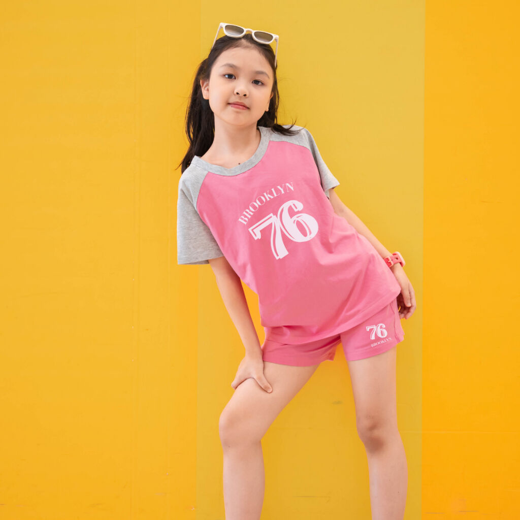 Bộ quần áo bé gái  phối màu in hình nhiều mẫu - Loza G0184_thumbnail_7