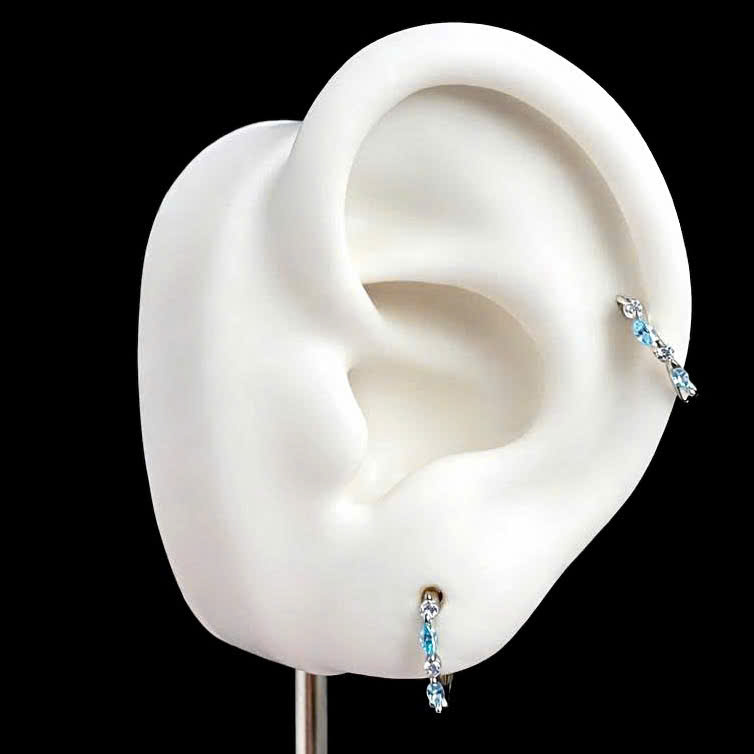 Khuyên vòng kiểu đá xanh trắng hợp kim 8mm_thumbnail_1