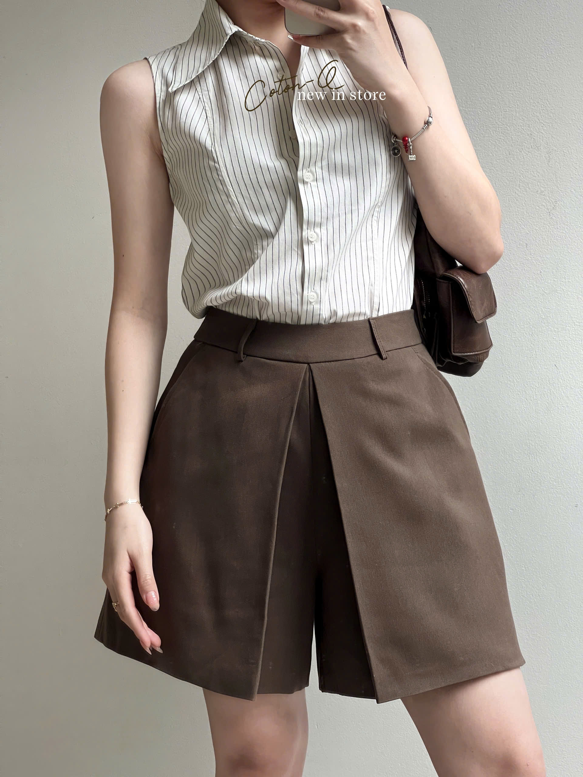 Set áo somi sát nách + quần short_thumbnail_9