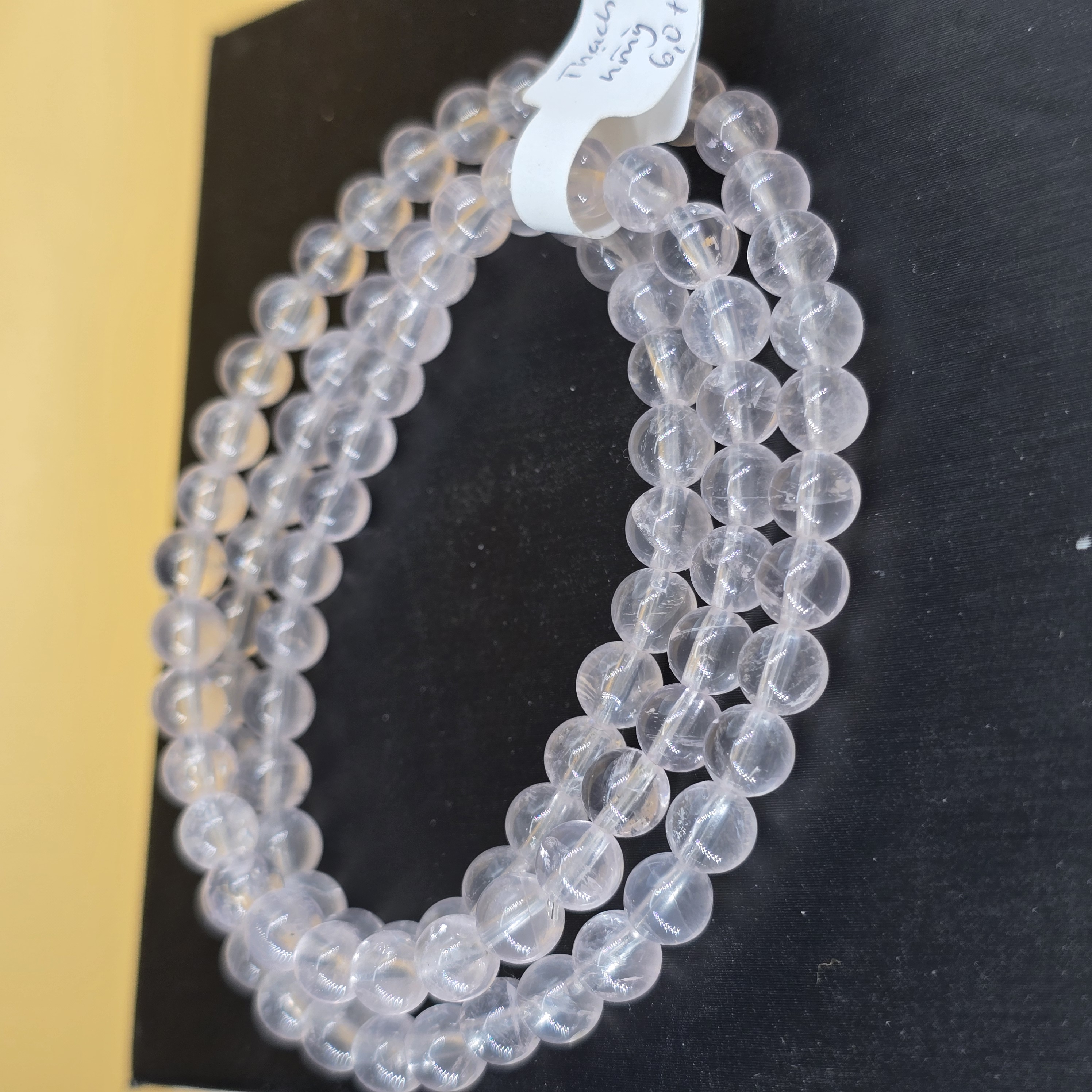 Vòng Chuỗi Quấn 3 Thạch Anh Hồng Rose Quartz