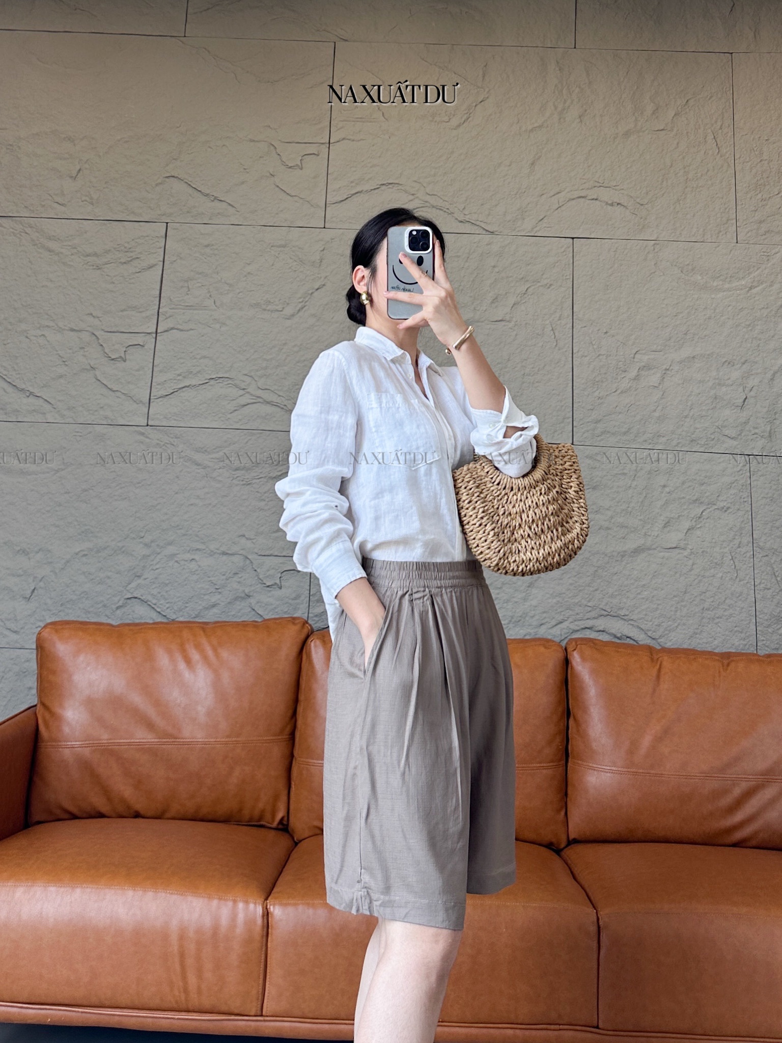 Quần short linen - Q283 (SALE)_thumbnail_6