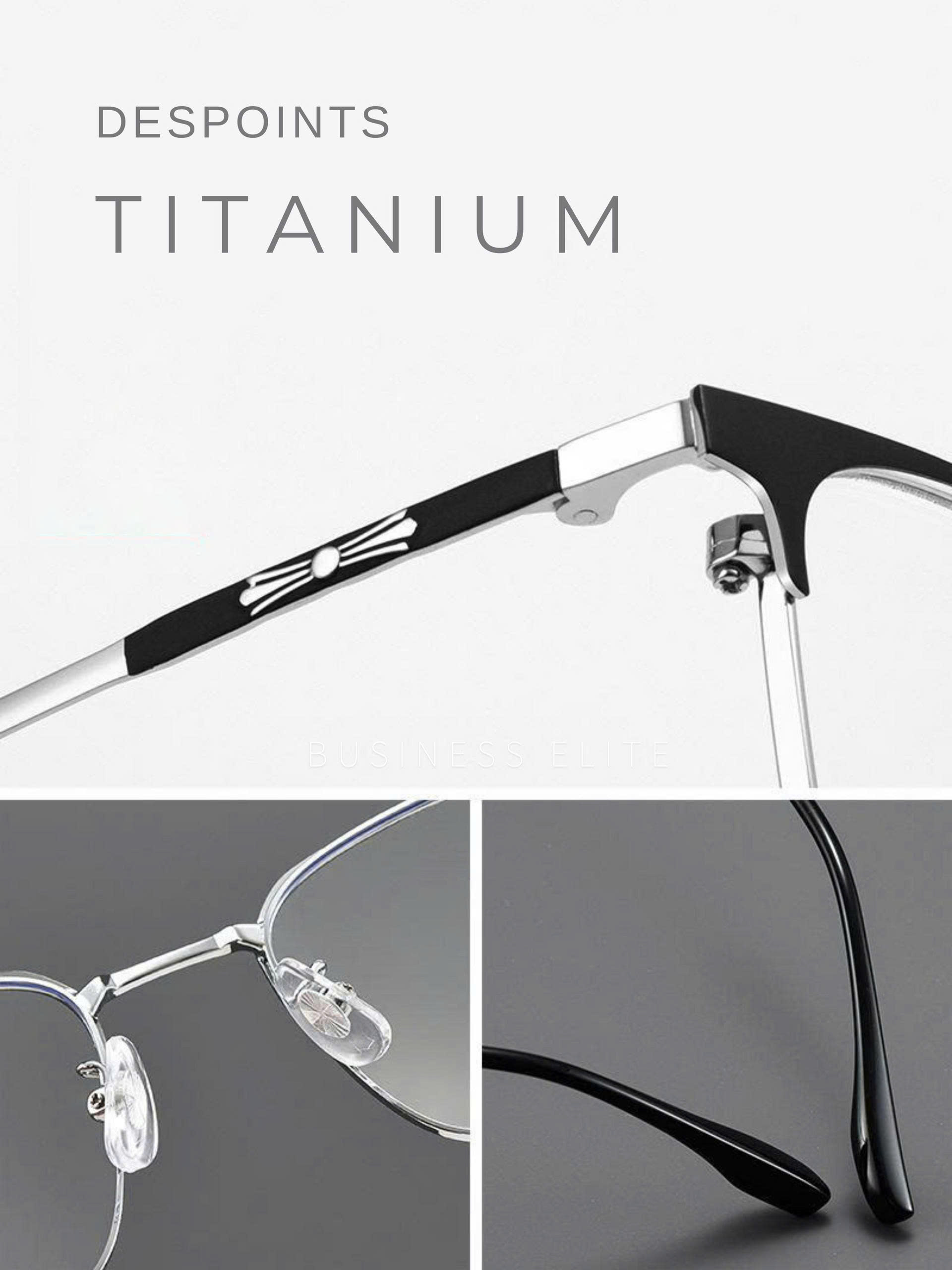 𝐍𝐄𝐖 Gọng Kính Nam Despoints Titanium cao cấp Business Elite, gọng Titan thay được mọi loại tròng_thumbnail_5