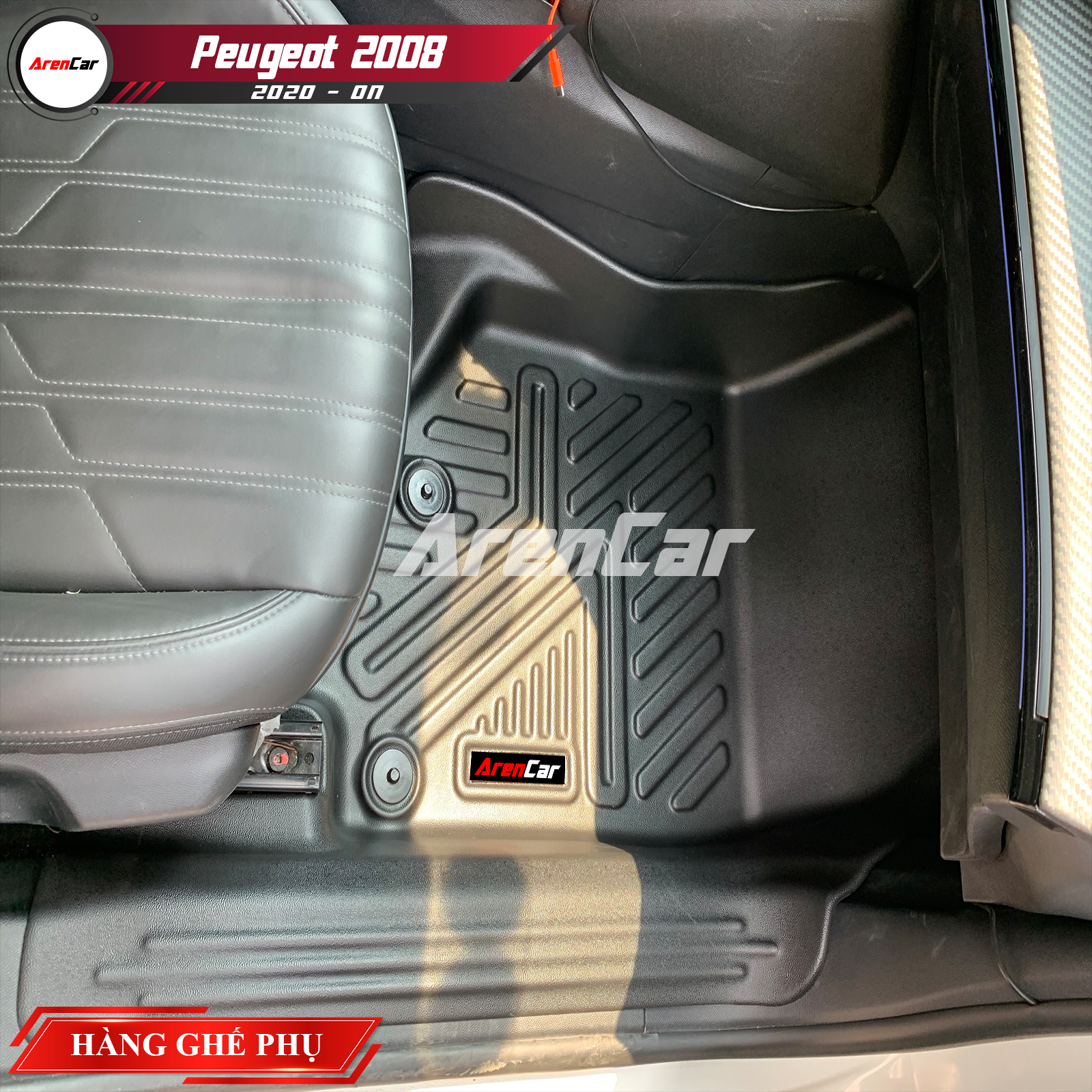 [Aren Car] Thảm Lót Sàn Ô Tô TPE Khuôn Đúc Peugeot 2008_thumbnail_2