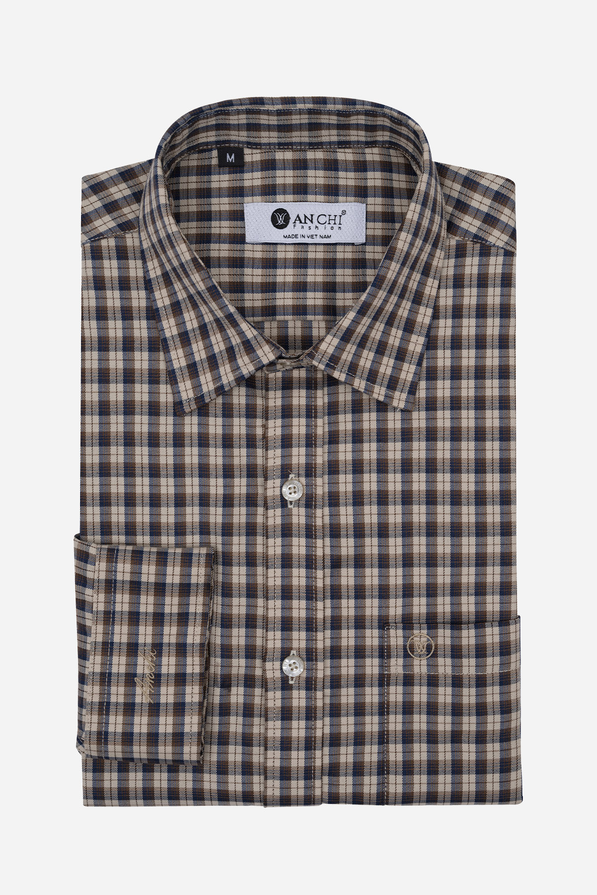 Áo Sơ Mi Caro Dài Tay Nam Trung Niên Sợi Tre Khử Mùi Chống Nhăn_thumbnail_14