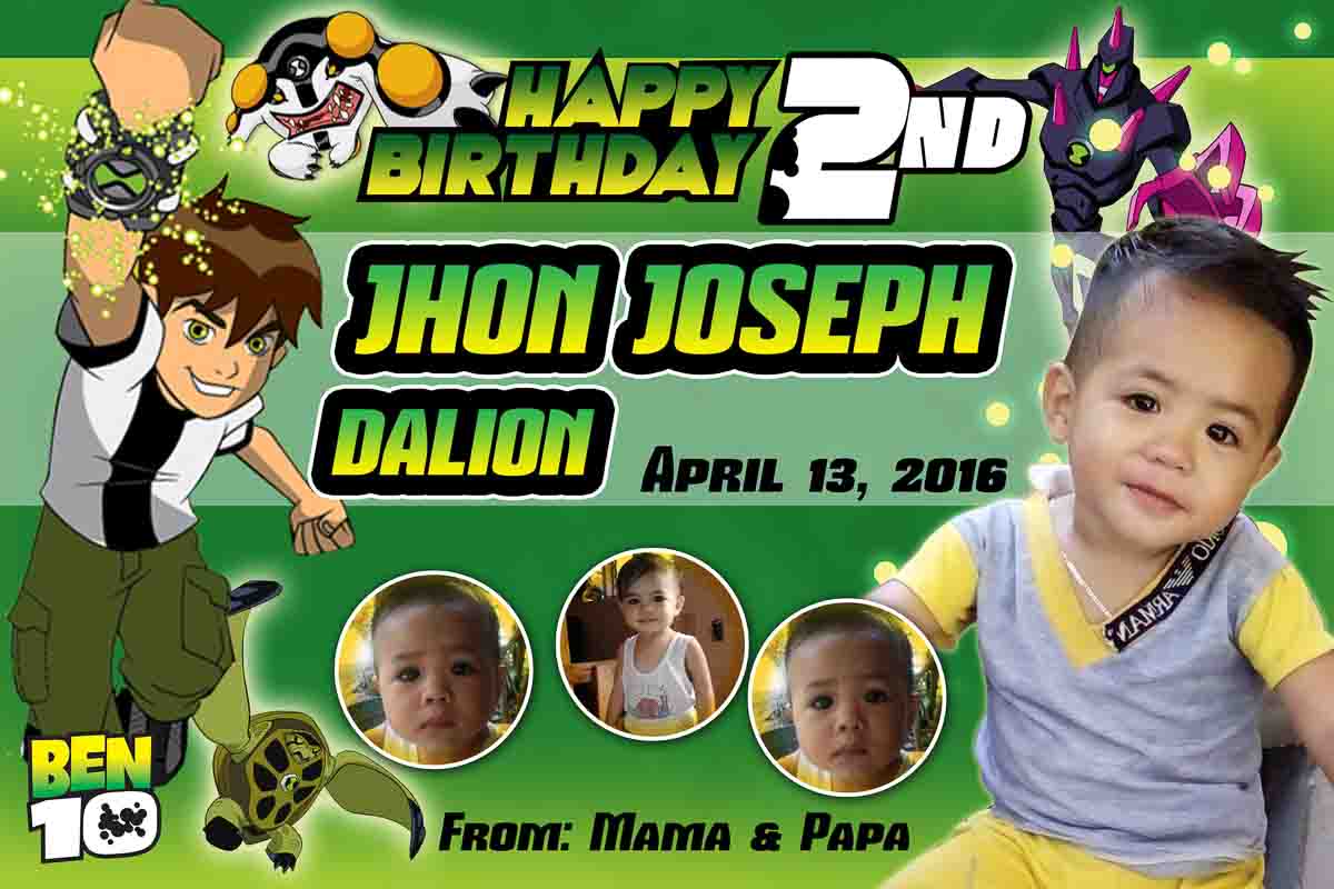 Ben 10 Theme Birthday Tarp_thumbnail_1