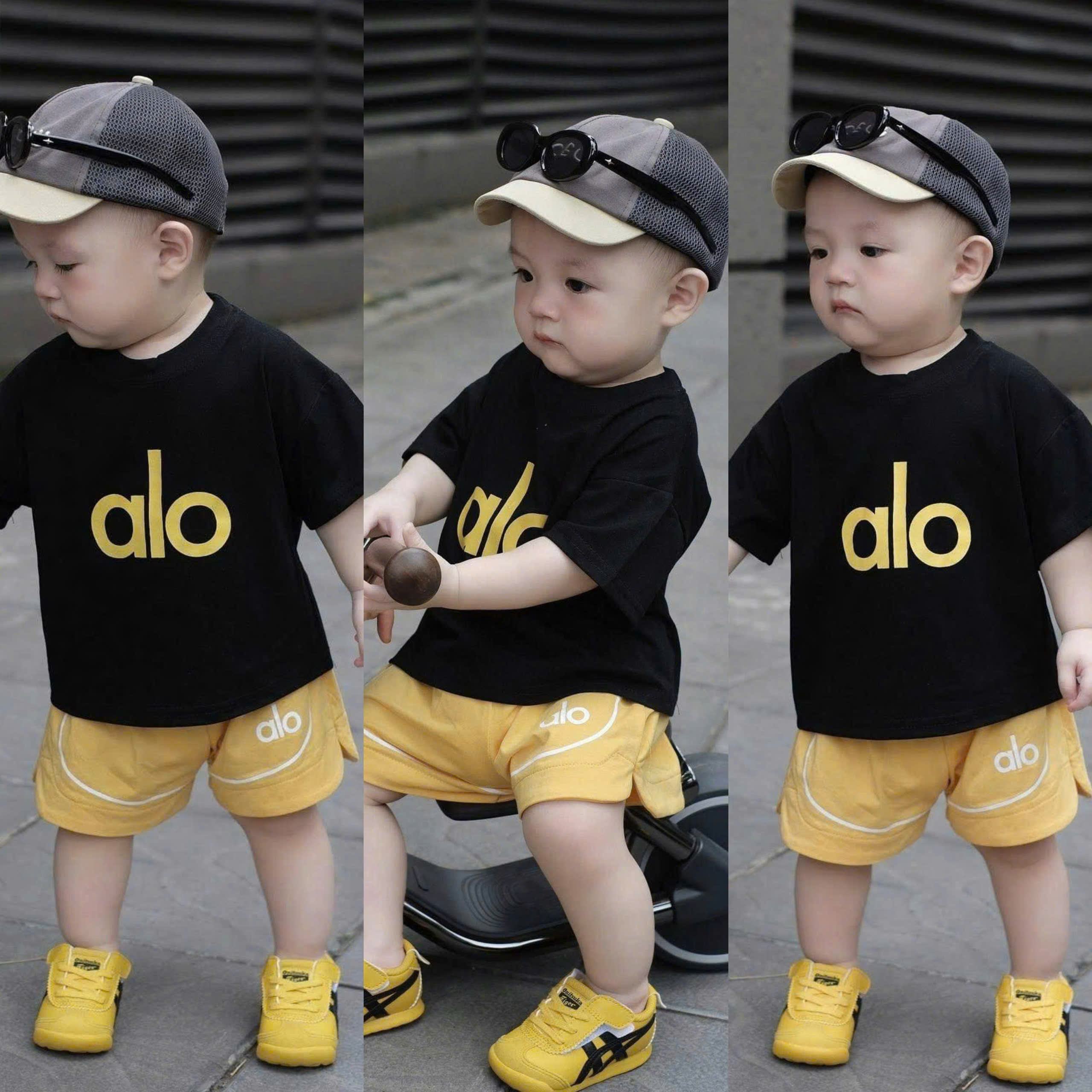 M65 BỘ CỘC ALO ÁO ĐEN CHỮ VÀNG- A117.1699