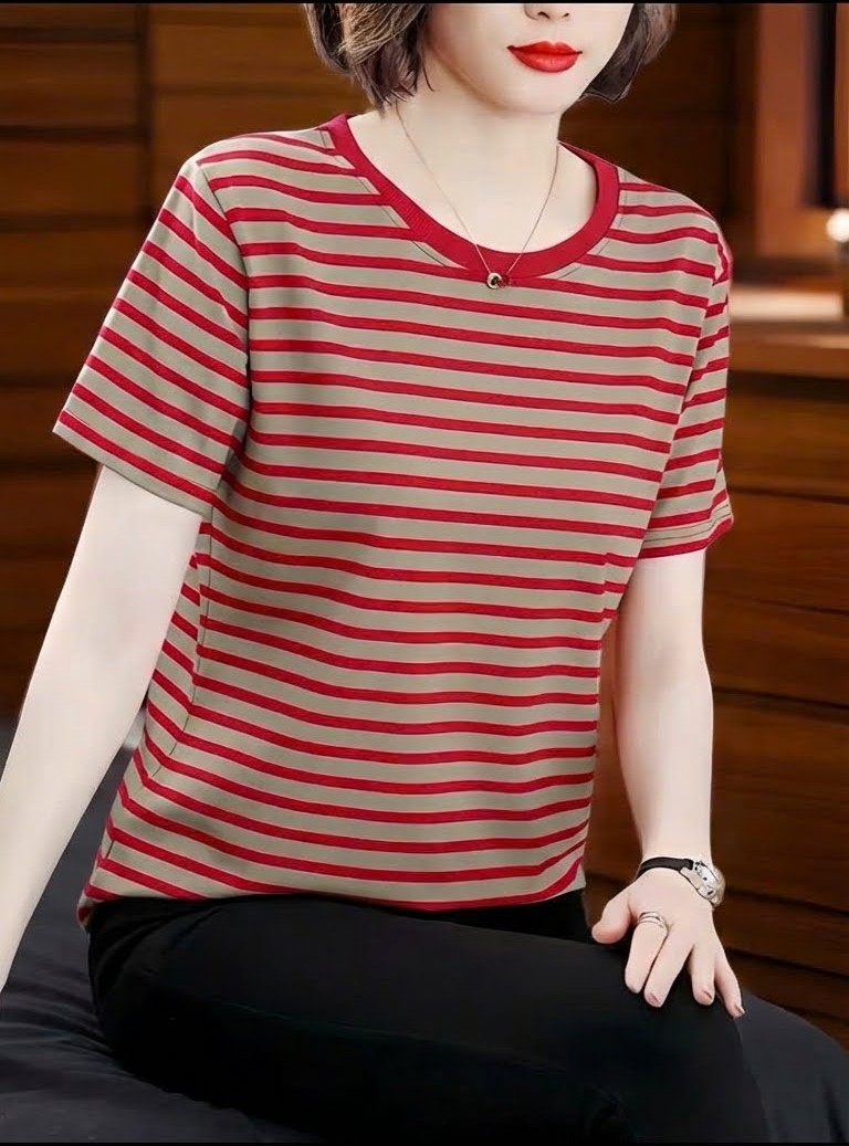 ATF022-Áo Thun Kẻ Sọc Nhỏ_thumbnail_2