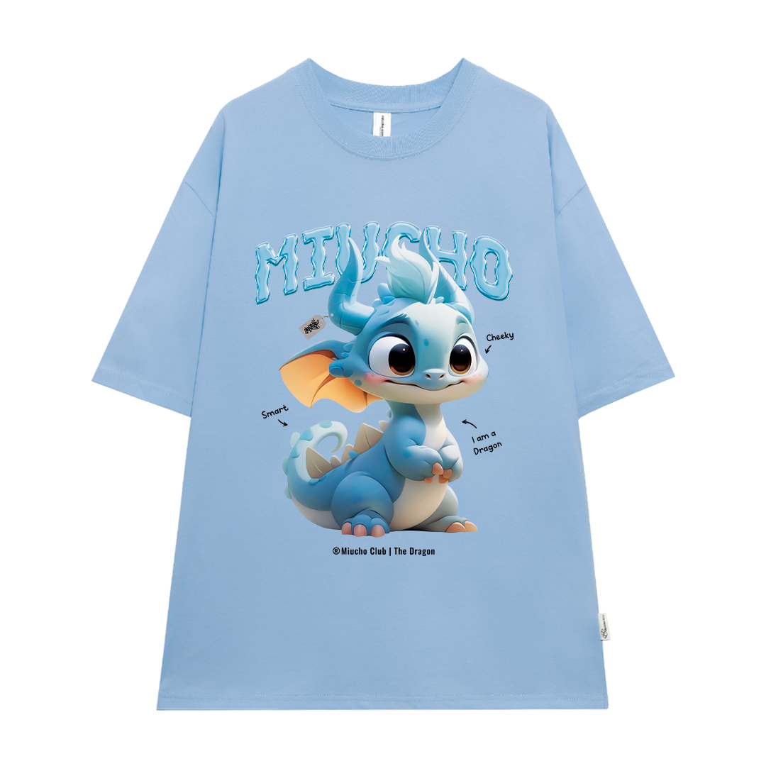 Áo thun form rộng 12 con giáp tuổi Thìn ATD1241 Miucho tay ngắn cổ tròn in mix_thumbnail_18