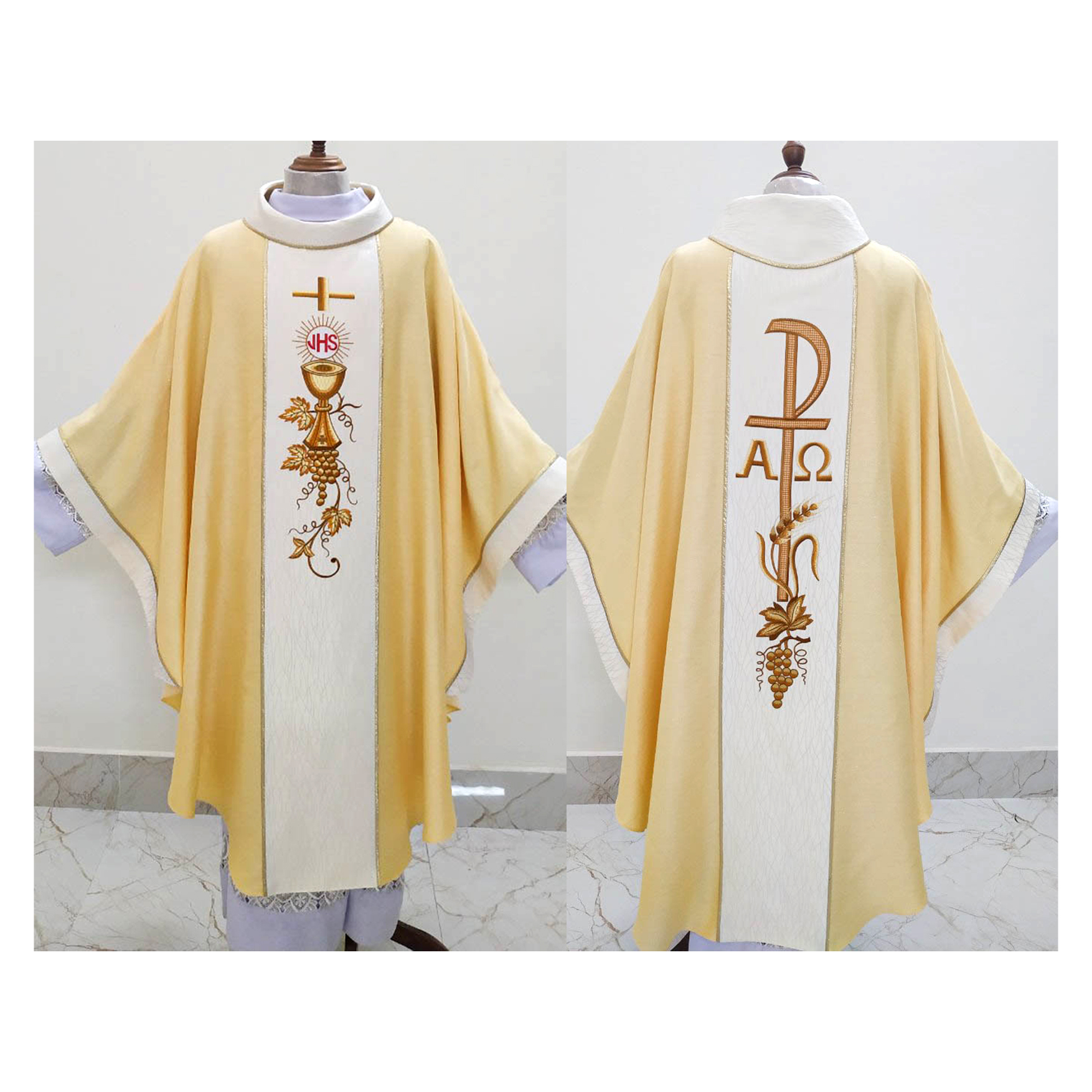 Áo lễ linh mục màu vàng - Qùa tặng tân linh mục - Qùa tặng cha xứ