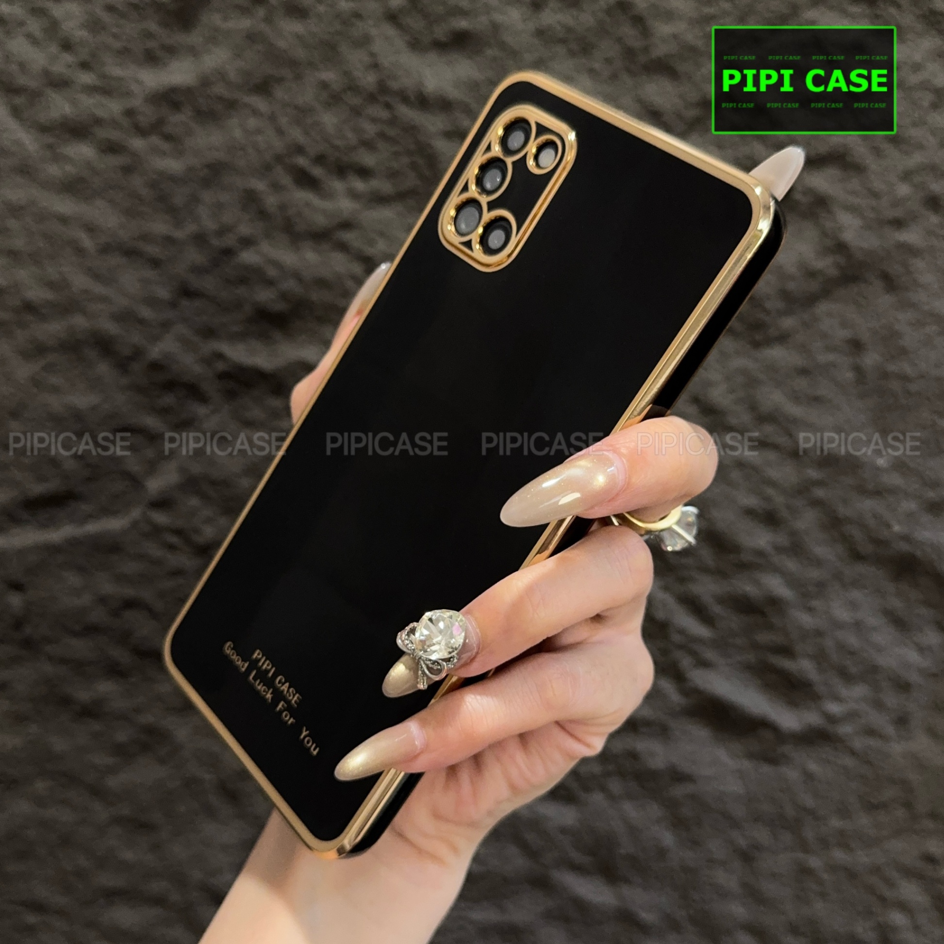 Ốp Lưng Samsung A31 - Royal - Đen