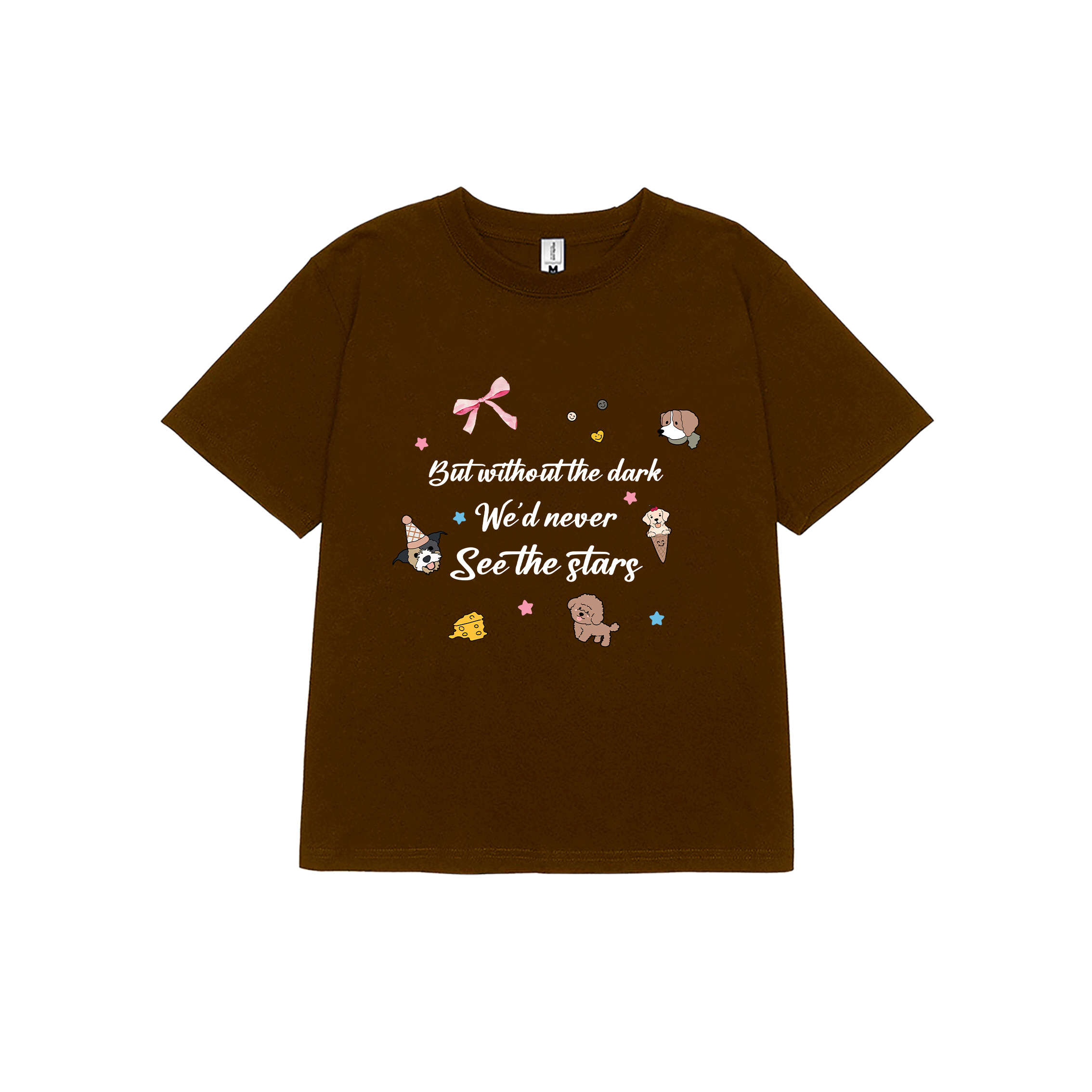 Áo thun baby tee nơ conquette xinh form ôm ABD1313 Miucho tay ngắn cổ tròn hotrend in mix_thumbnail_8