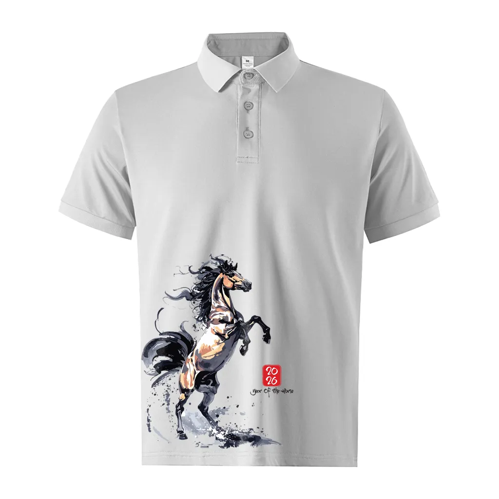 Áo polo Tết Bính Ngọ nam form vừa Miucho Iconic vải poly cá sấu thoáng mát cổ trụ 2997_thumbnail_12