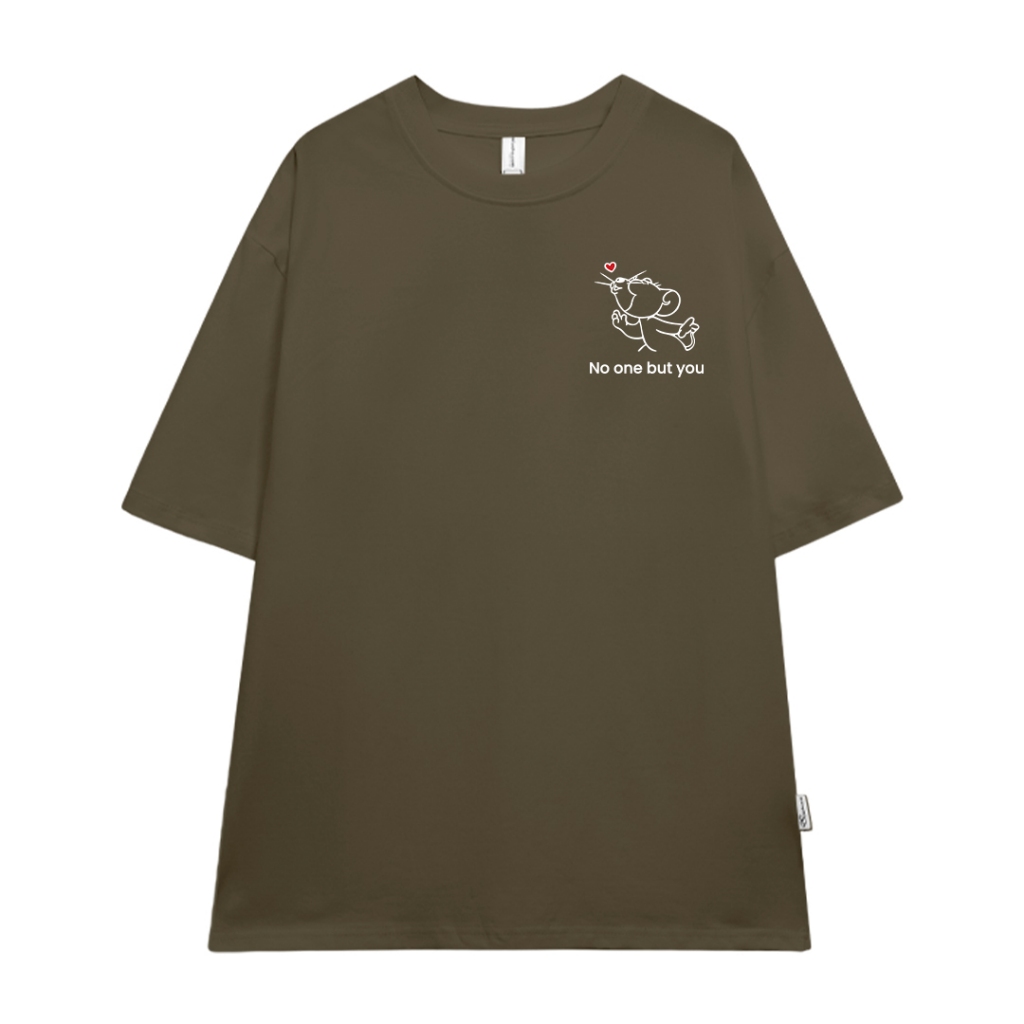 Áo thun couple form rộng cute hoạt hình unisex ATD1055 Miucho vải cotton tay lỡ cổ tròn in mix_thumbnail_12