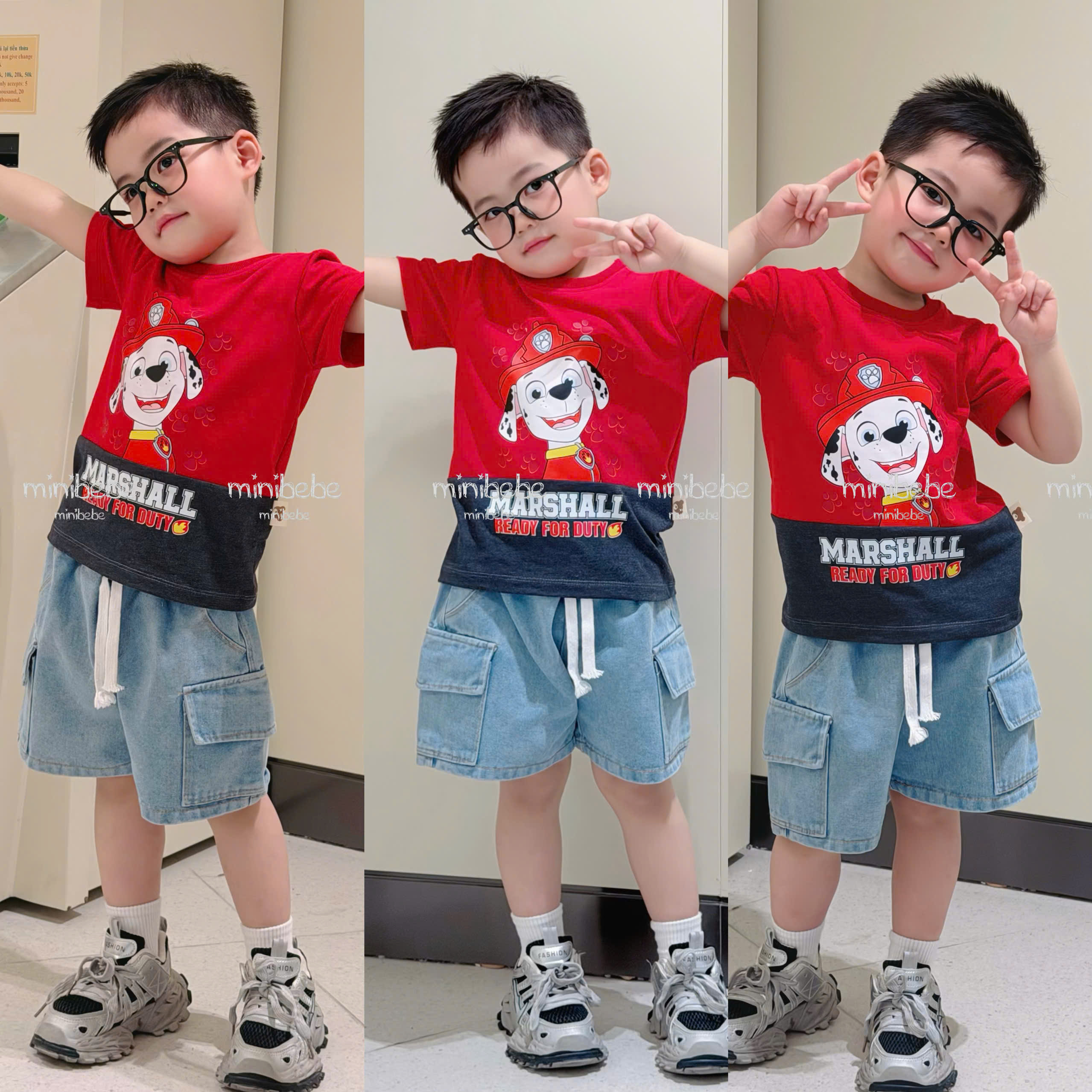 R75 SET 3 ÁO CỘC TAY CHÓ RUFF - RUFF- A106.287