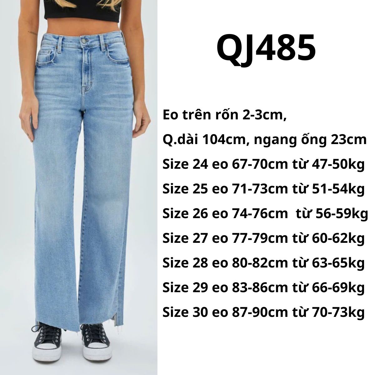 QJ485- JEANS SUÔNG