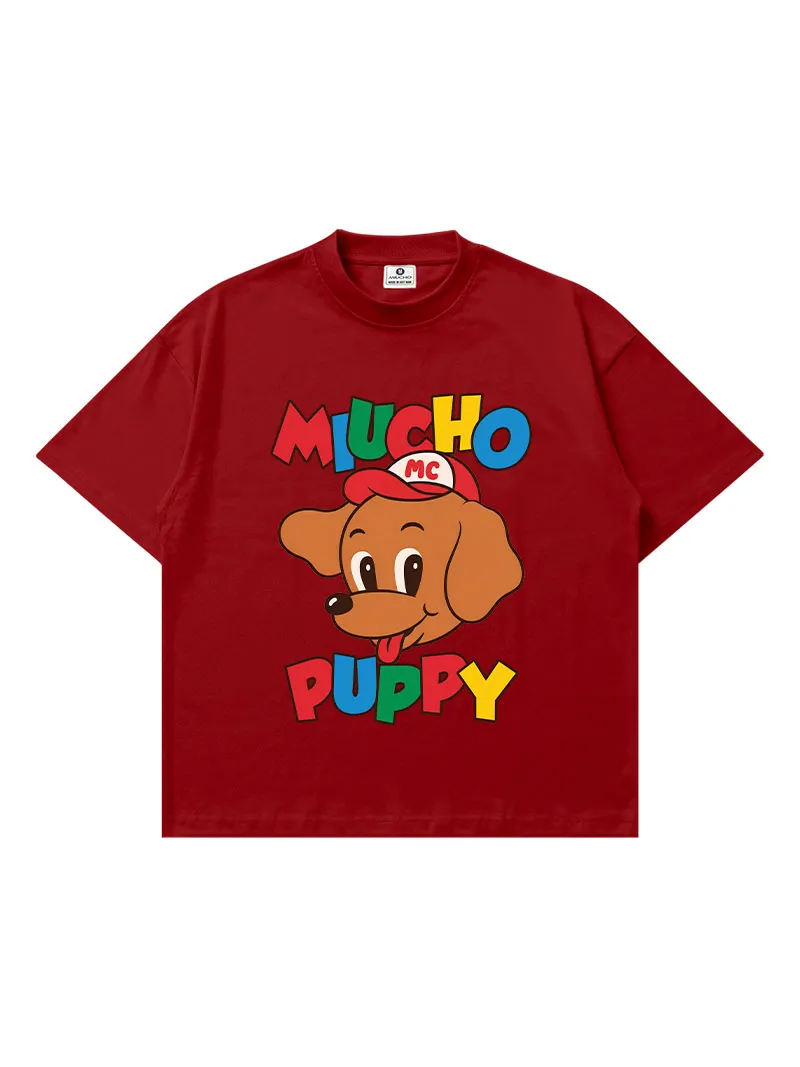 Áo thun boxy nam nữ nhiều màu Miucho Puppy 3191_thumbnail_15