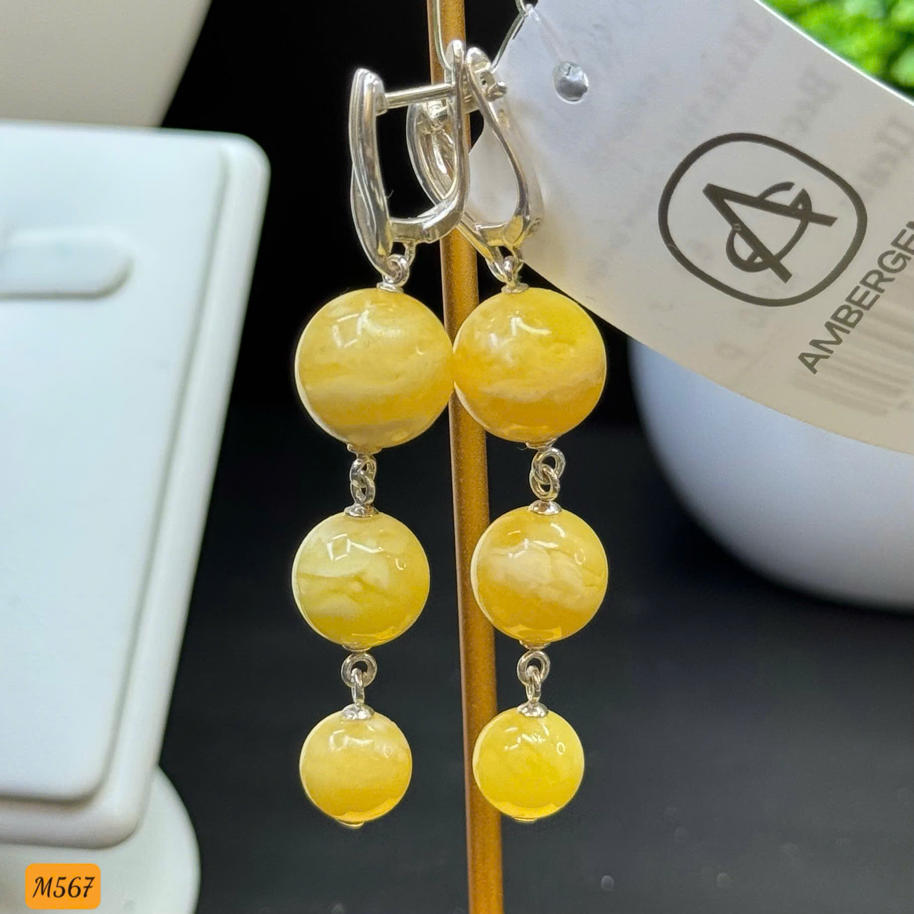 Hoa Tai Hổ Phách Hoàng Gia - M567