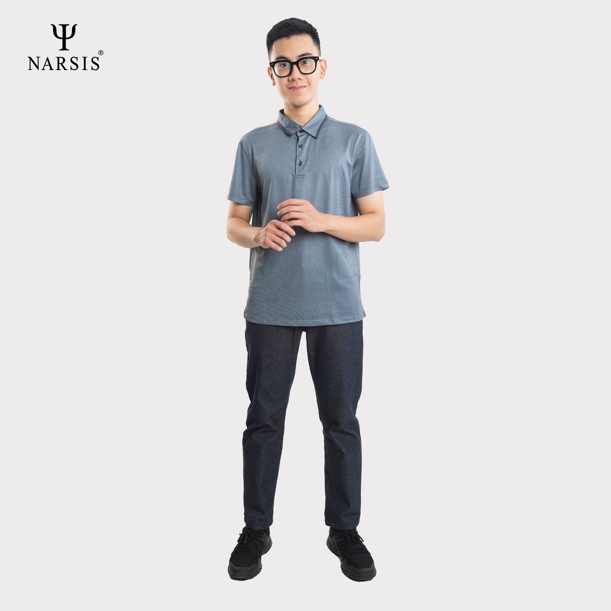 ÁO POLO CÓ CỔ NAM D0011 NARSIS VẢI COTTON SPANDEX CO GIÃN, THOÁNG MÁT, CHẤT LIỆU CHỐNG NHĂN, ĐÀN ...