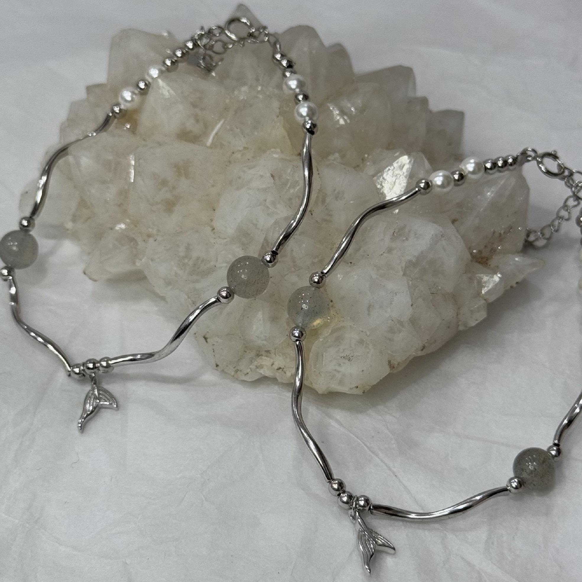 vòng tay bạc 935 moonstone charm đuôi cá_thumbnail_2