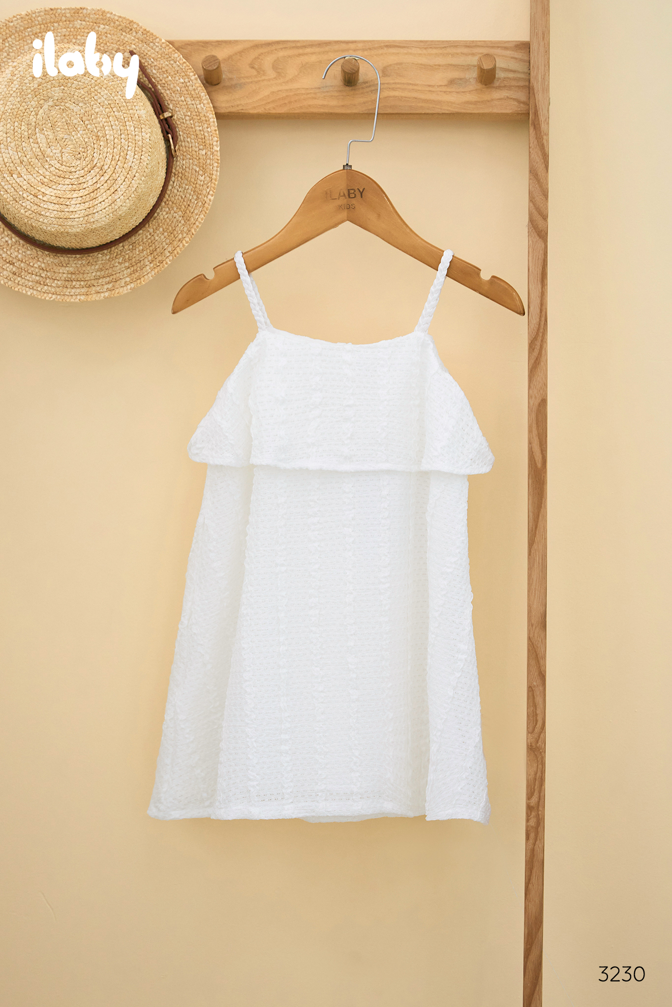 Váy hai dây vải lưới bèo ngực