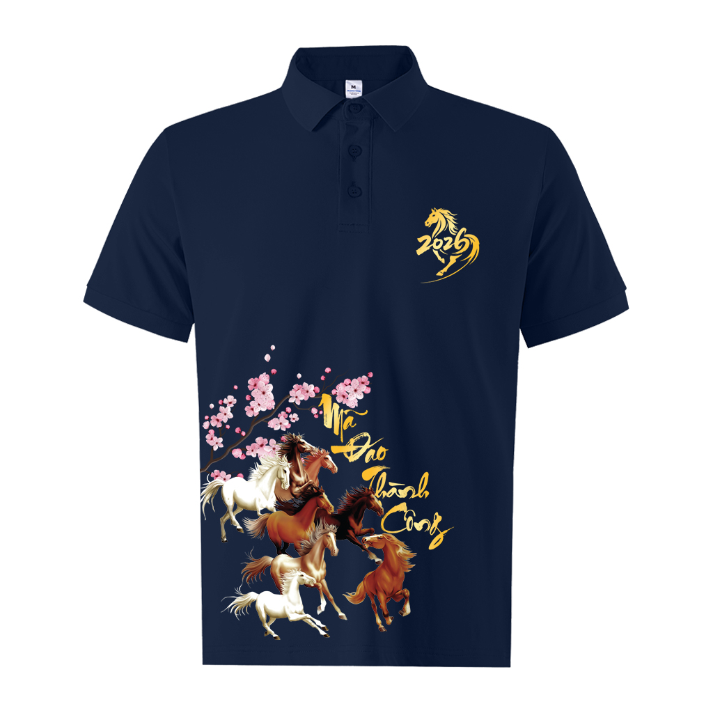 Áo polo Tết Bính Ngọ form vừa nam Miucho Iconic vải poly cá sấu thoáng mát trẻ trung 2991_thumbnail_13