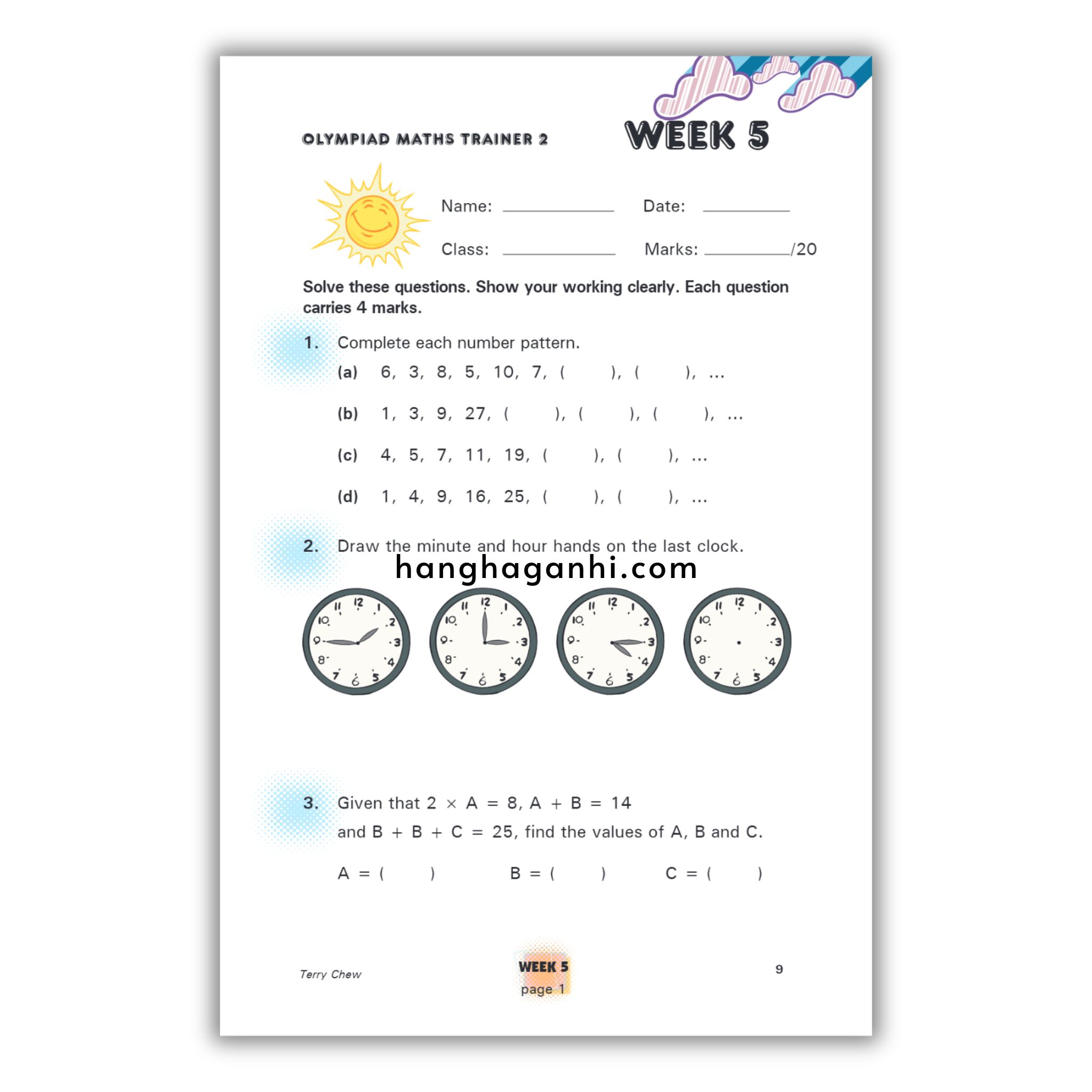 Olympiad Maths Trainer Level 2- Sách Toán Tiếng Anh Singapore cho bé lớp 2_thumbnail_6