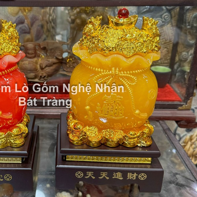 Túi Vàng Kim Bảo Tài Lộc Phong Thủy Nhiều Màu - Phong Thủy Hà Gốm_thumbnail_1