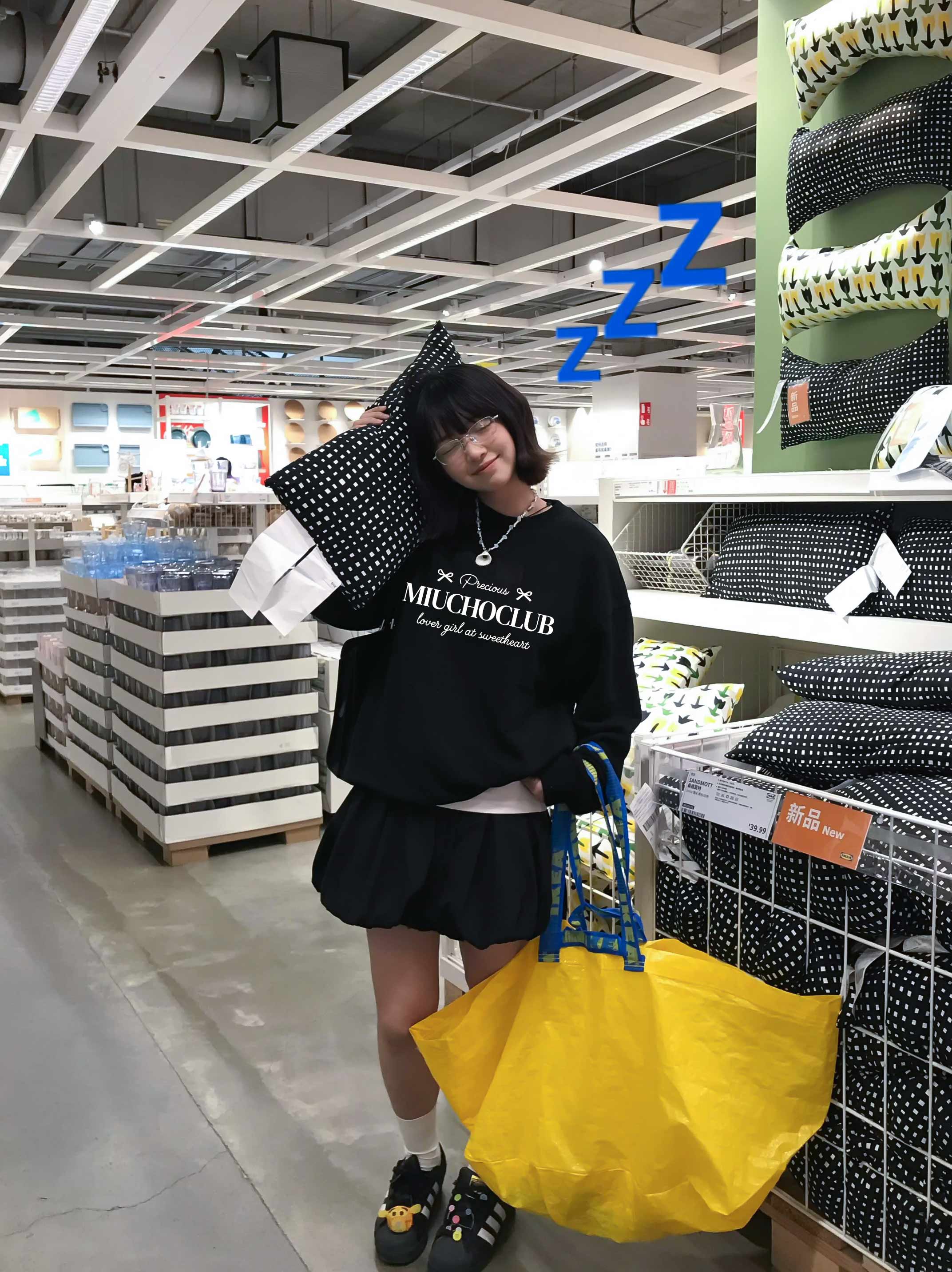 Áo sweater nữ form boxy 1924 Miucho cổ tròn vải nỉ bông 350 GSM dày dặn in basic_thumbnail_2