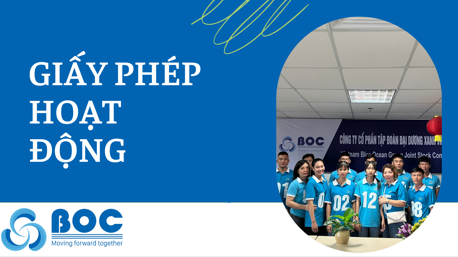 BOCGROUP'S OPERATING LICENSE