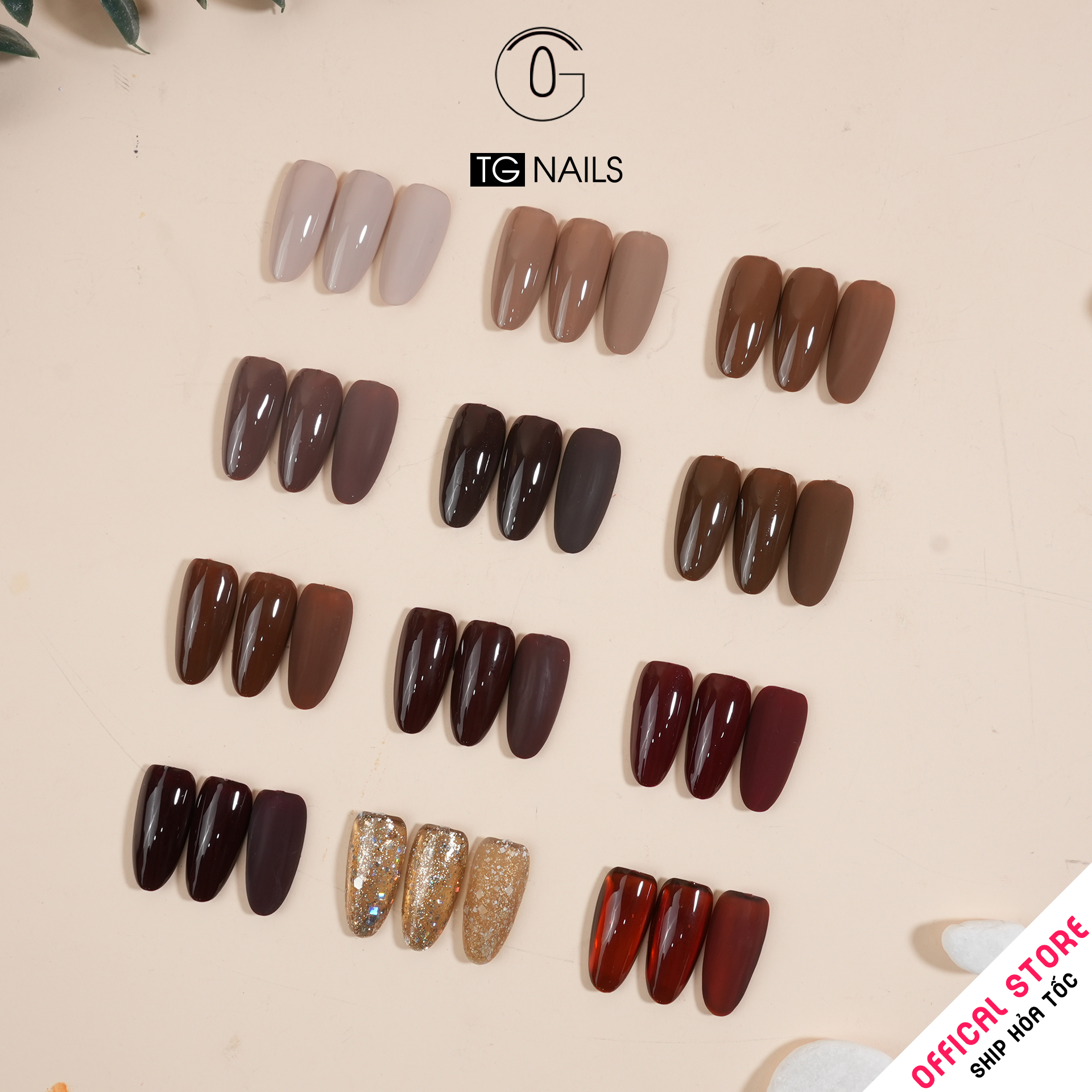 Sơn móng gel TG. Dung tích: 15ml/ lọ. Nhãn hàng TG nail._thumbnail_4